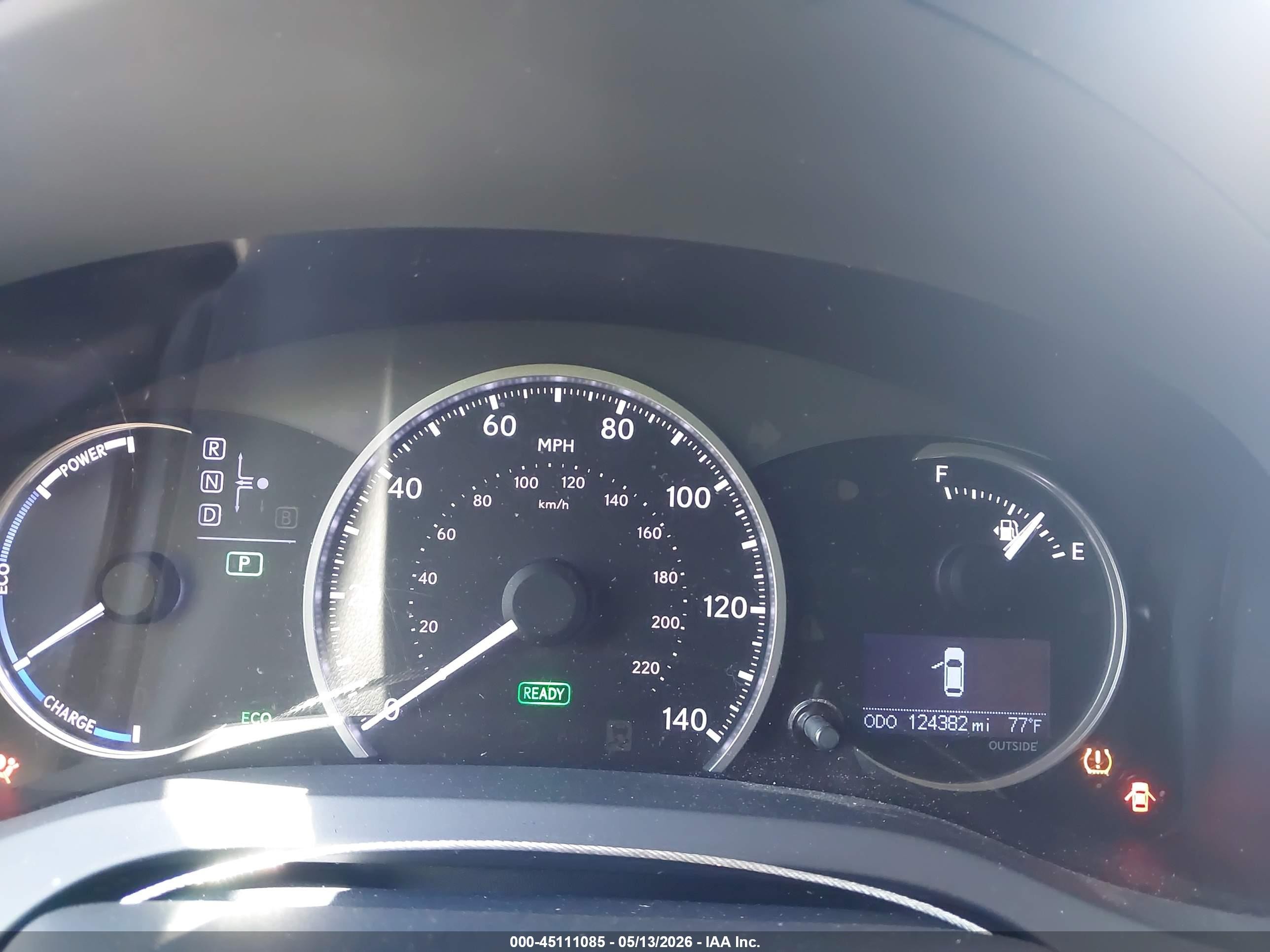2013 Lexus Ct 200h   Gray vin: JTHKD5BH1D2125904