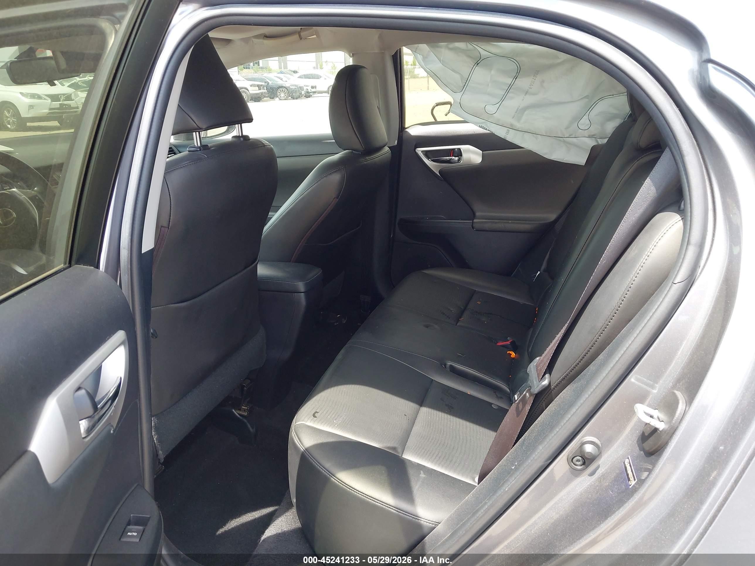 2013 Lexus Ct 200h   Gray vin: JTHKD5BH1D2131508