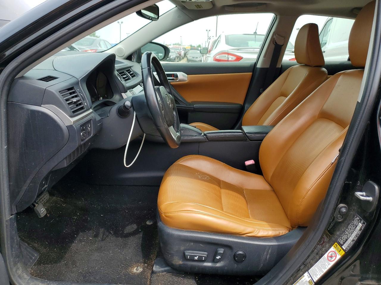2013 Lexus Ct 200 Black vin: JTHKD5BH1D2133310