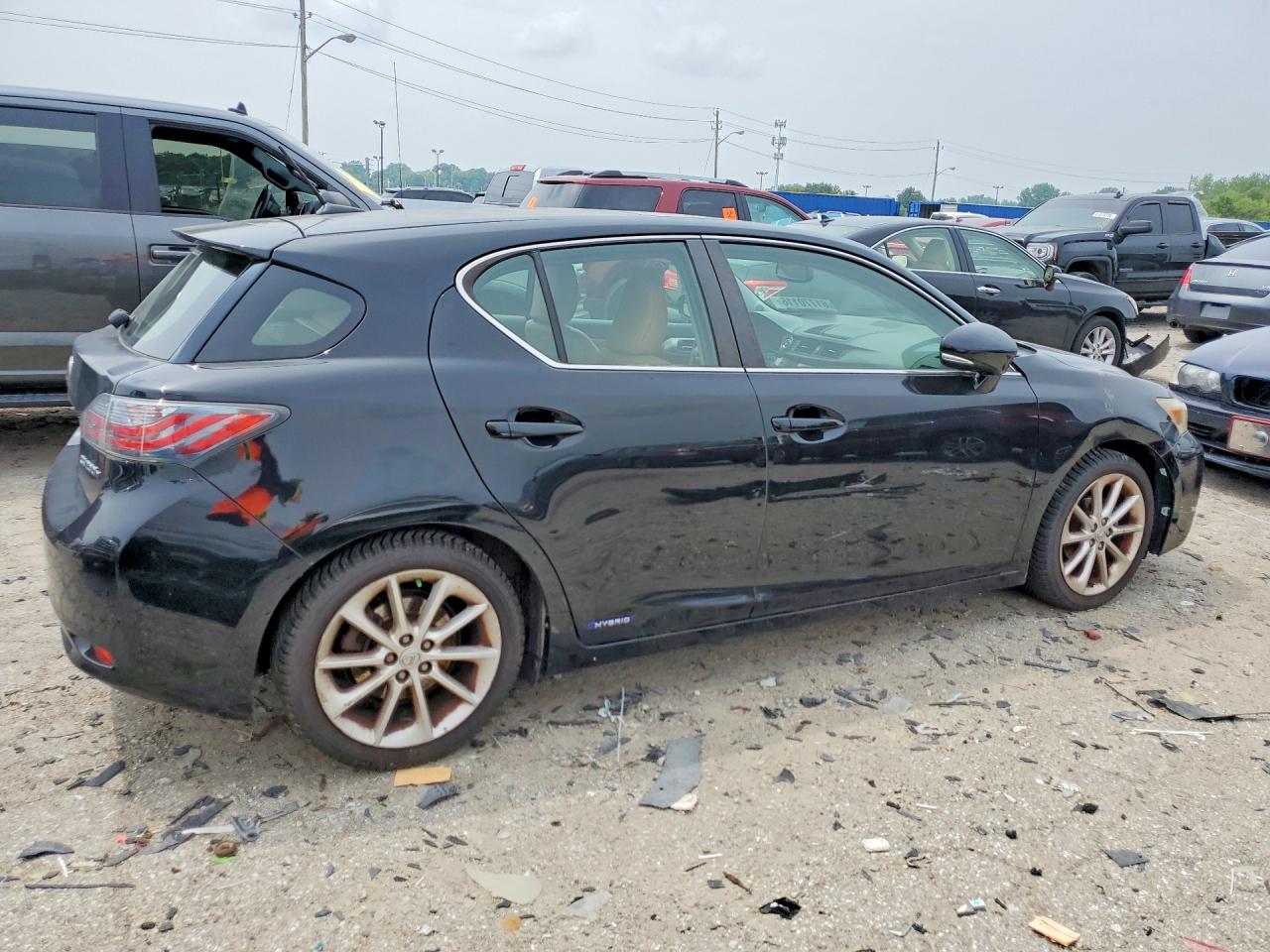 2013 Lexus Ct 200 Black vin: JTHKD5BH1D2133310