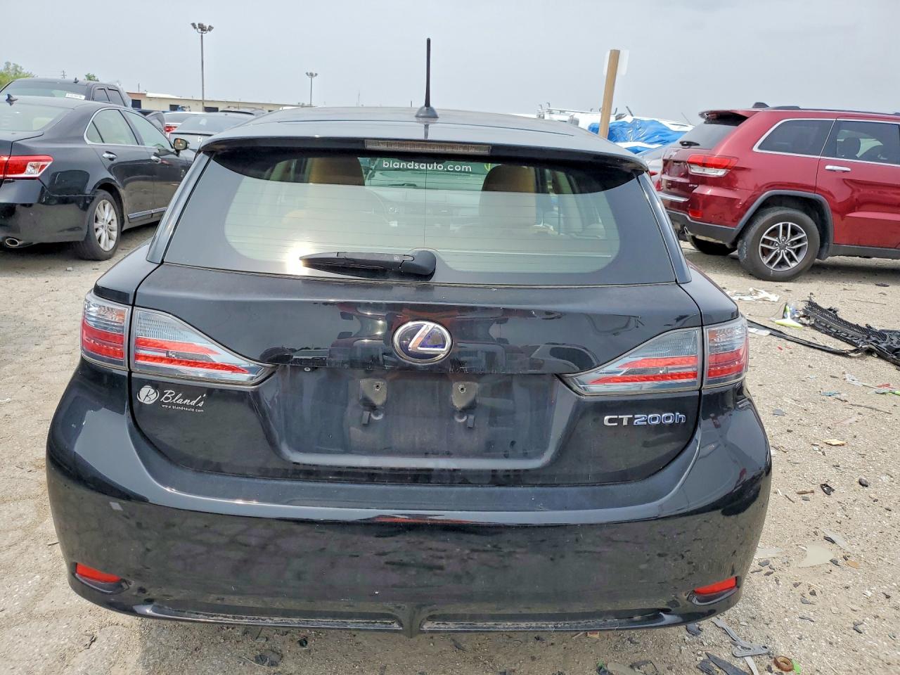 2013 Lexus Ct 200 Black vin: JTHKD5BH1D2133310