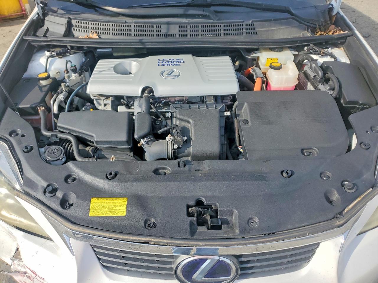 2013 Lexus Ct 200 White vin: JTHKD5BH1D2148647
