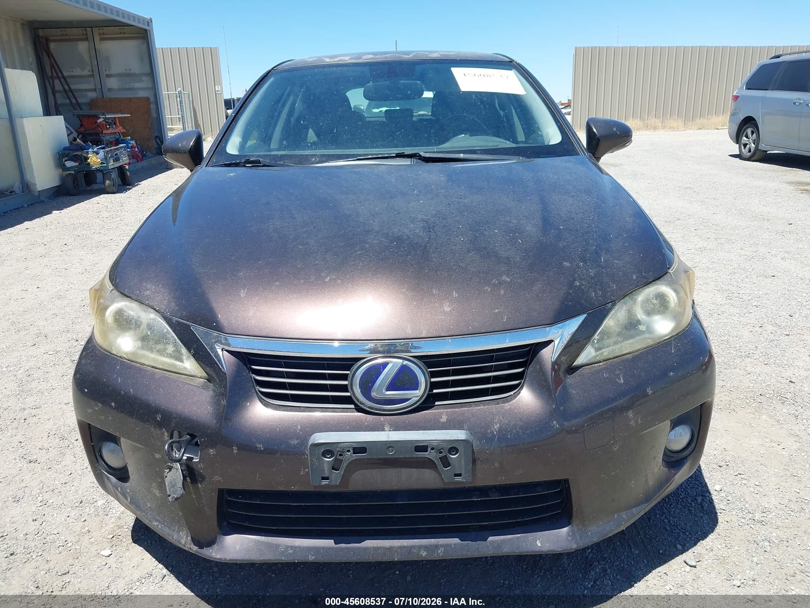 2013 Lexus Ct 200h   Brown vin: JTHKD5BH1D2159051