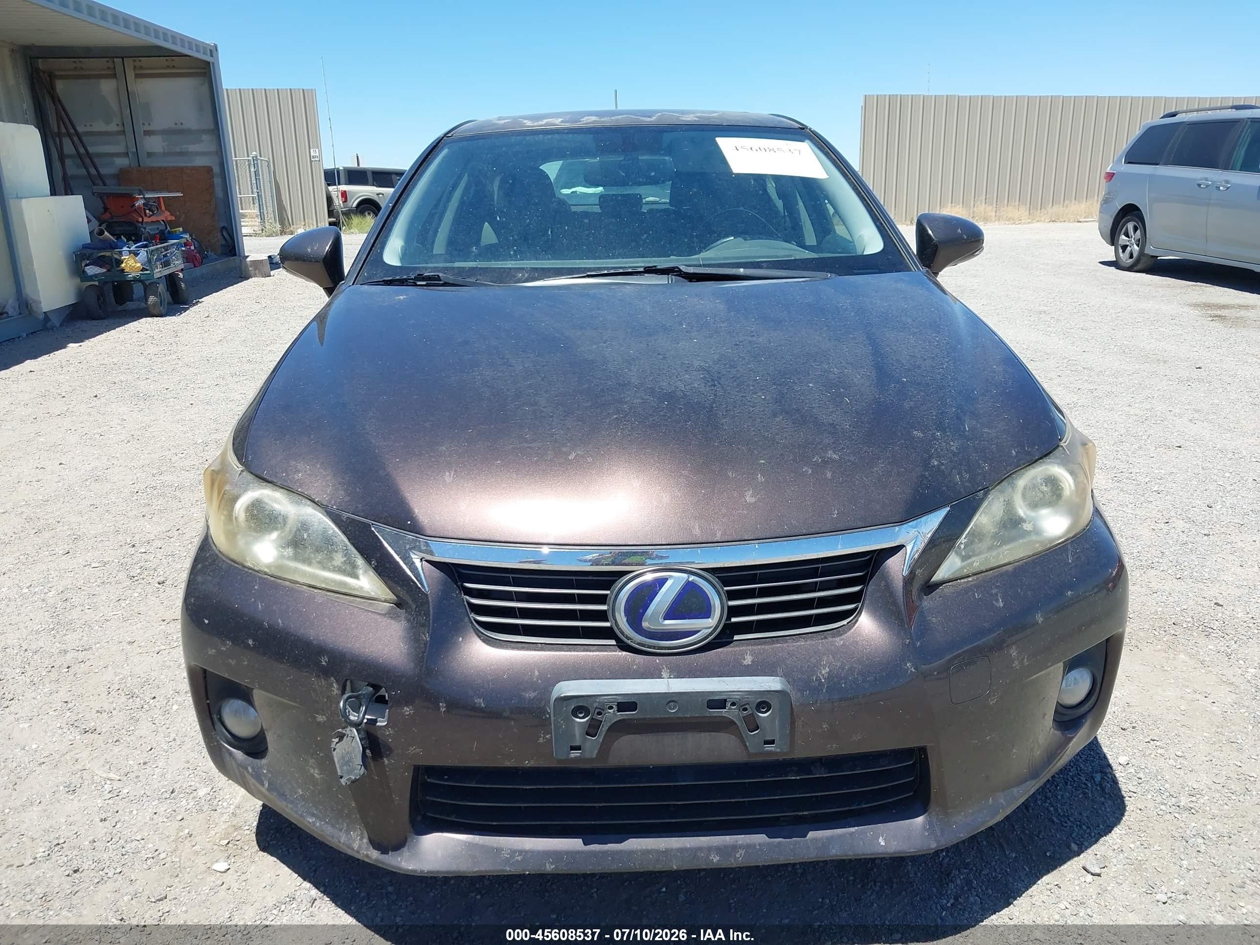 2013 Lexus Ct 200h   Brown vin: JTHKD5BH1D2159051