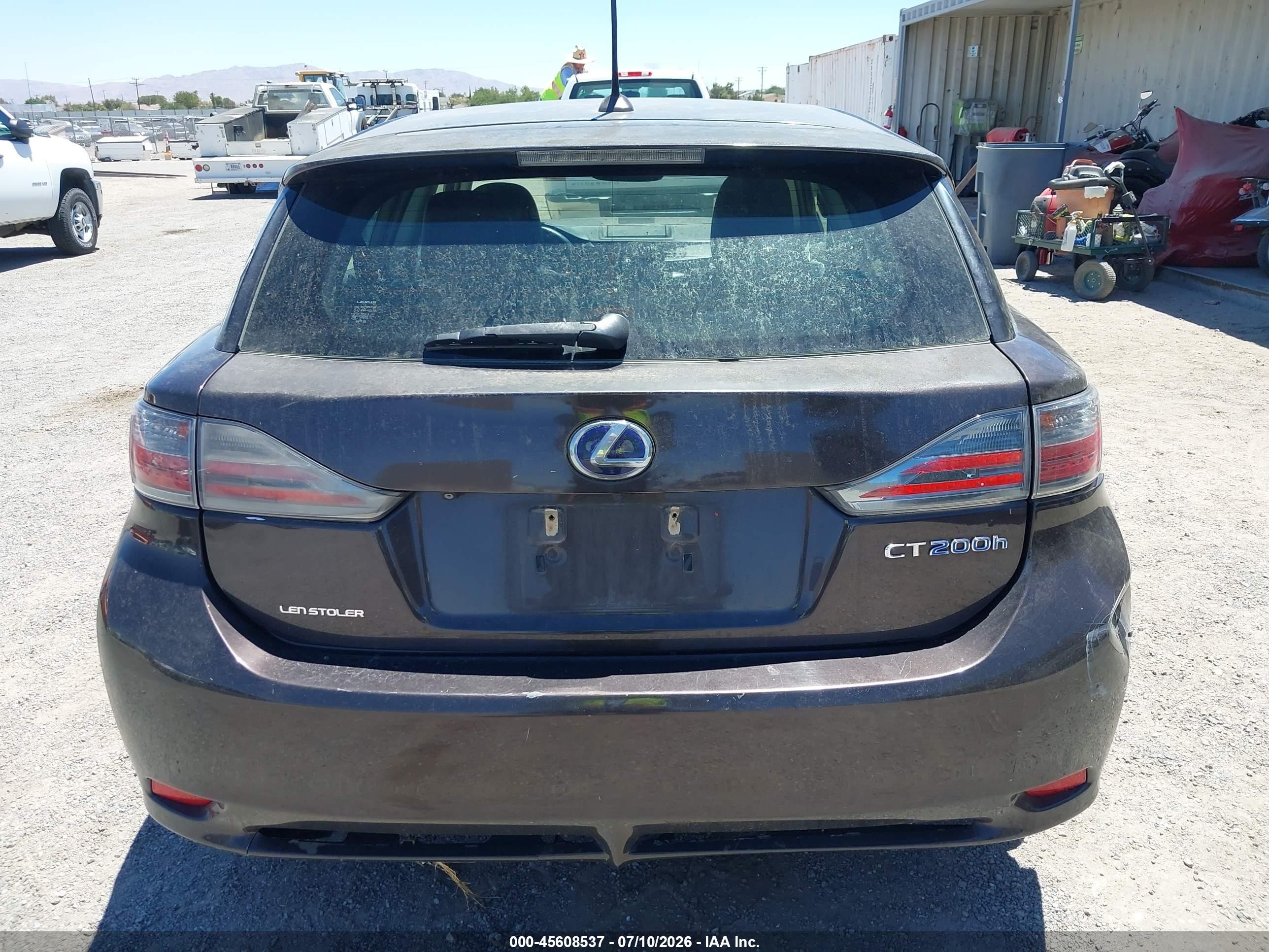 2013 Lexus Ct 200h   Brown vin: JTHKD5BH1D2159051