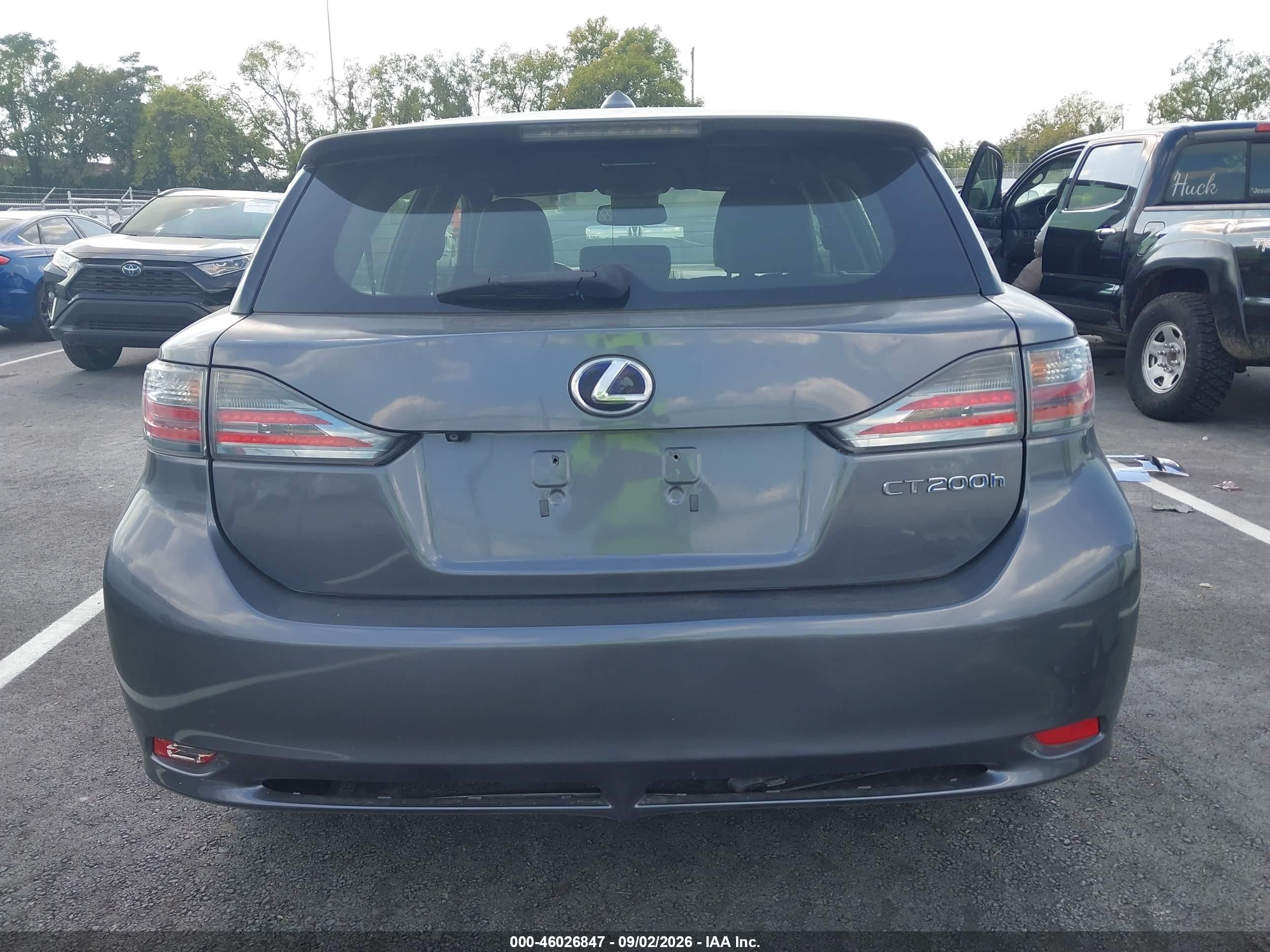 2013 Lexus Ct 200h Серый vin: JTHKD5BH1D2170129