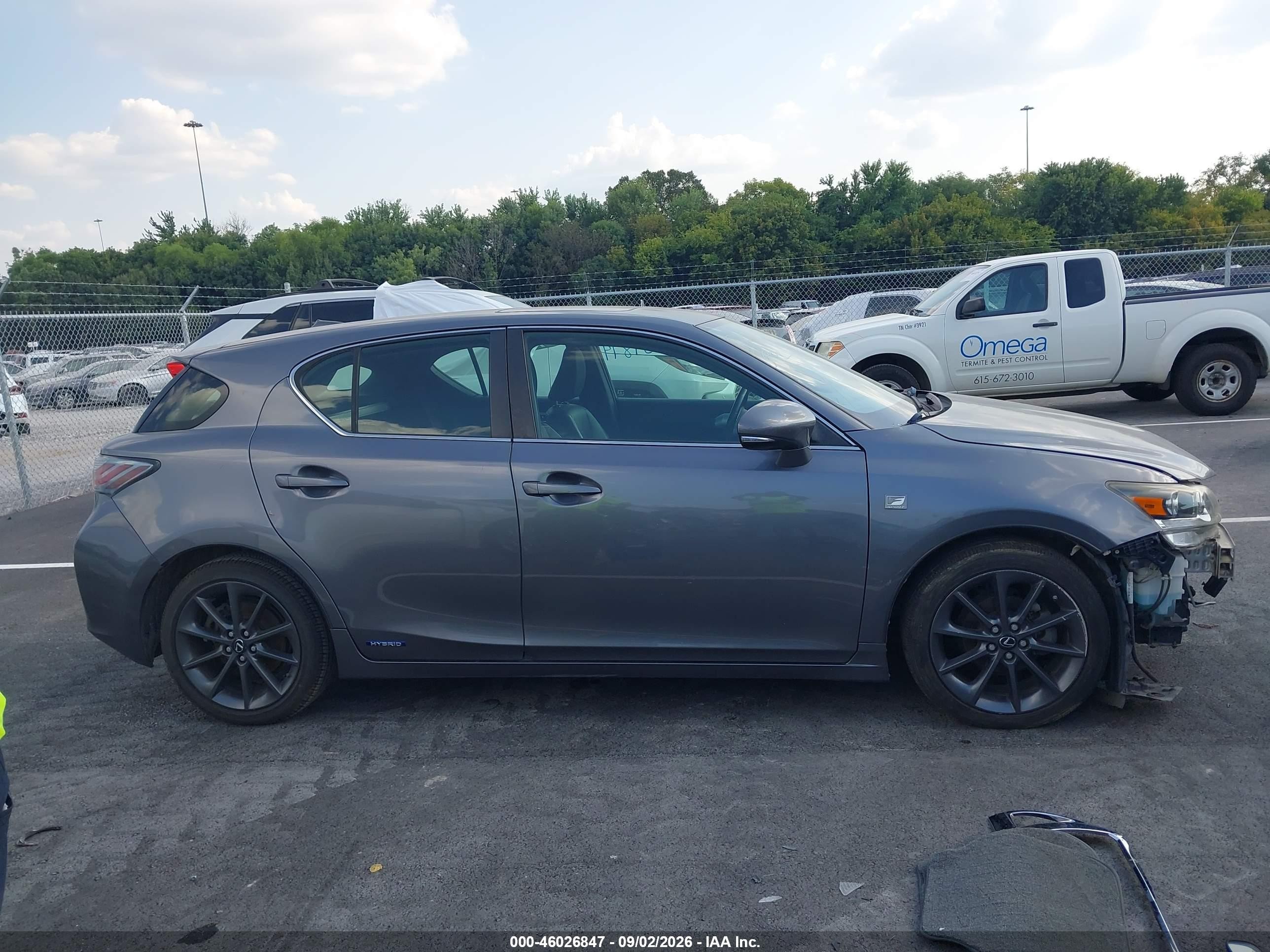 2013 Lexus Ct 200h Серый vin: JTHKD5BH1D2170129