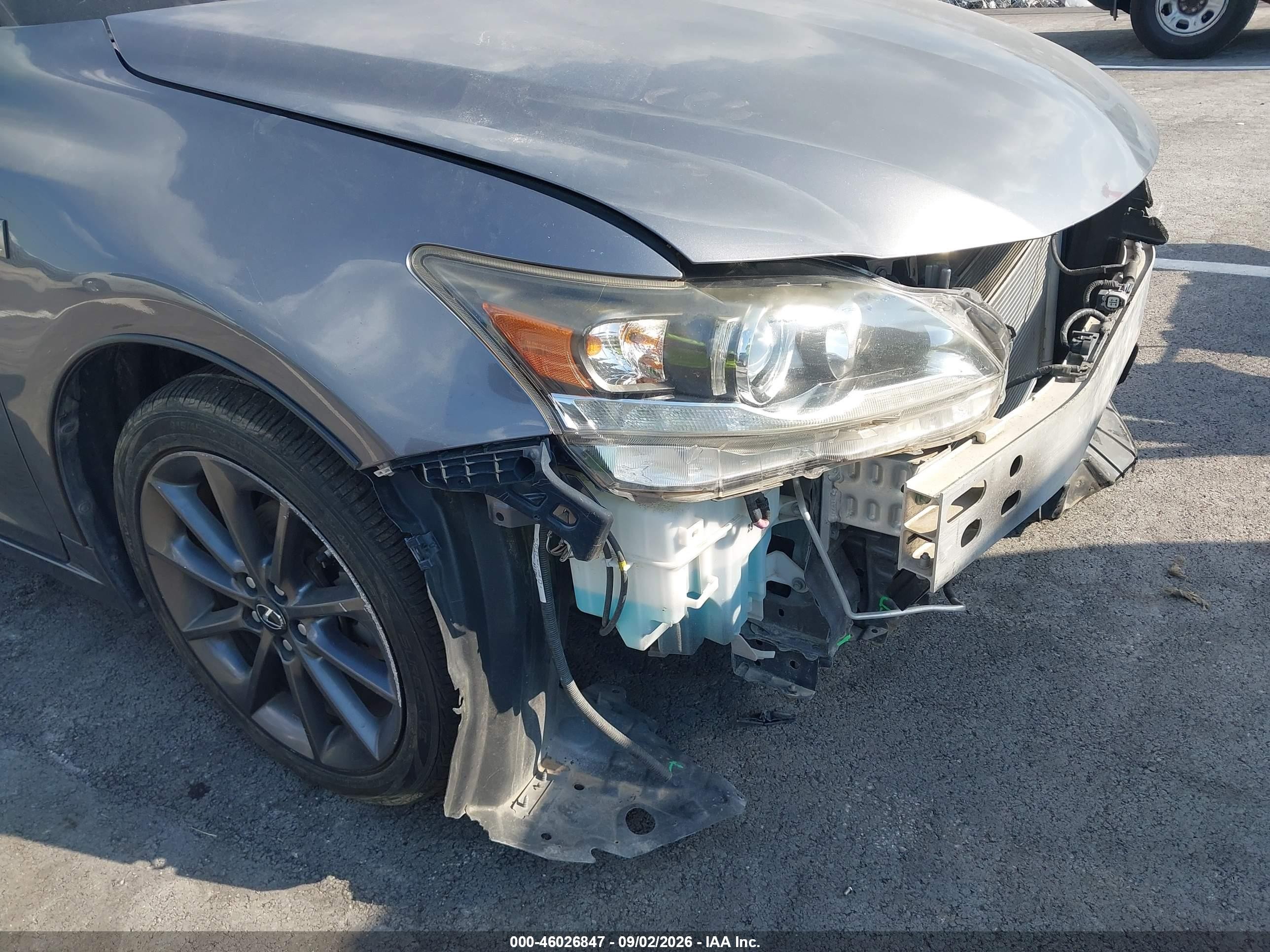 2013 Lexus Ct 200h Серый vin: JTHKD5BH1D2170129