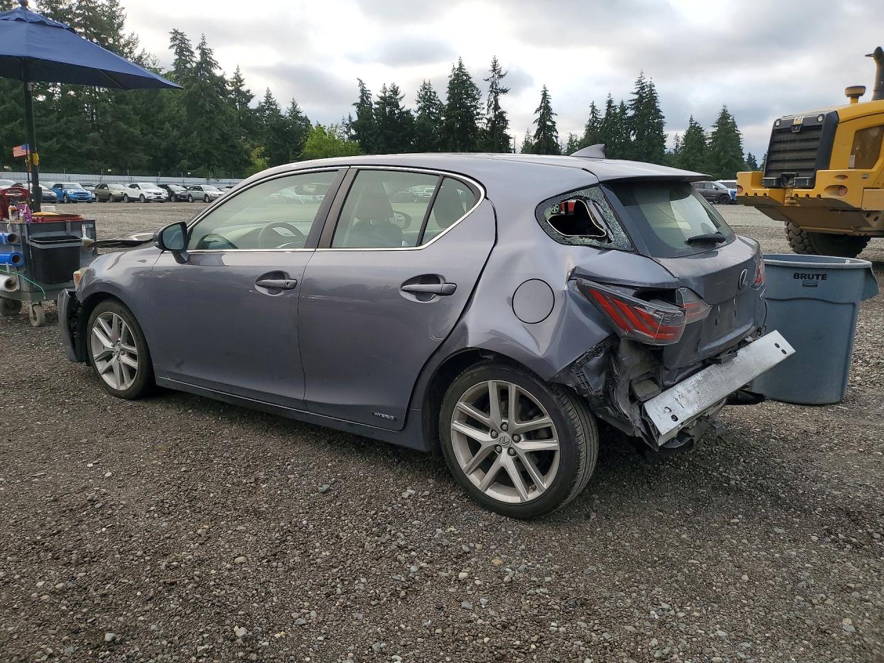 2014 Lexus Ct 200 Gray vin: JTHKD5BH1E2187000