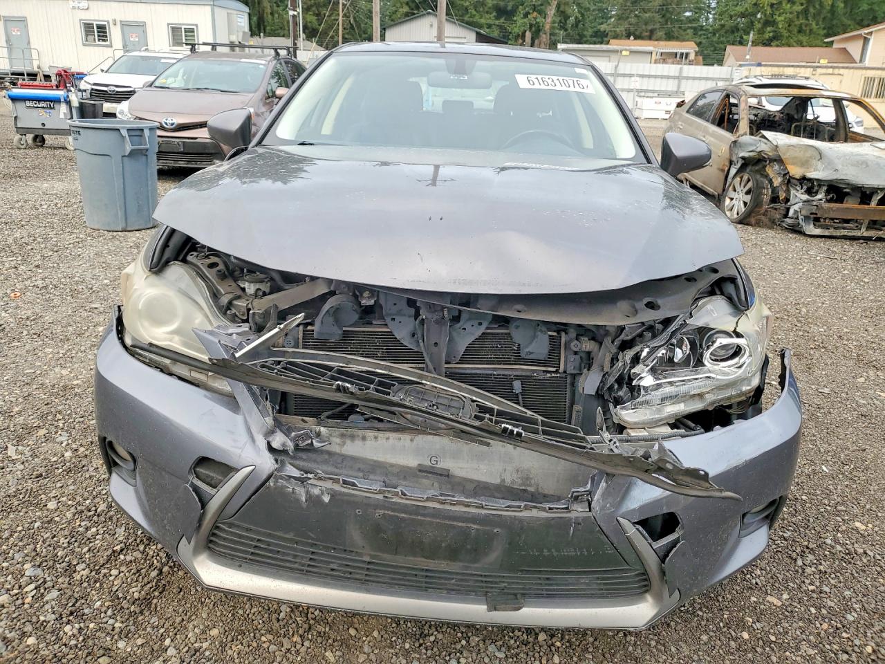 2014 Lexus Ct 200 Gray vin: JTHKD5BH1E2187000