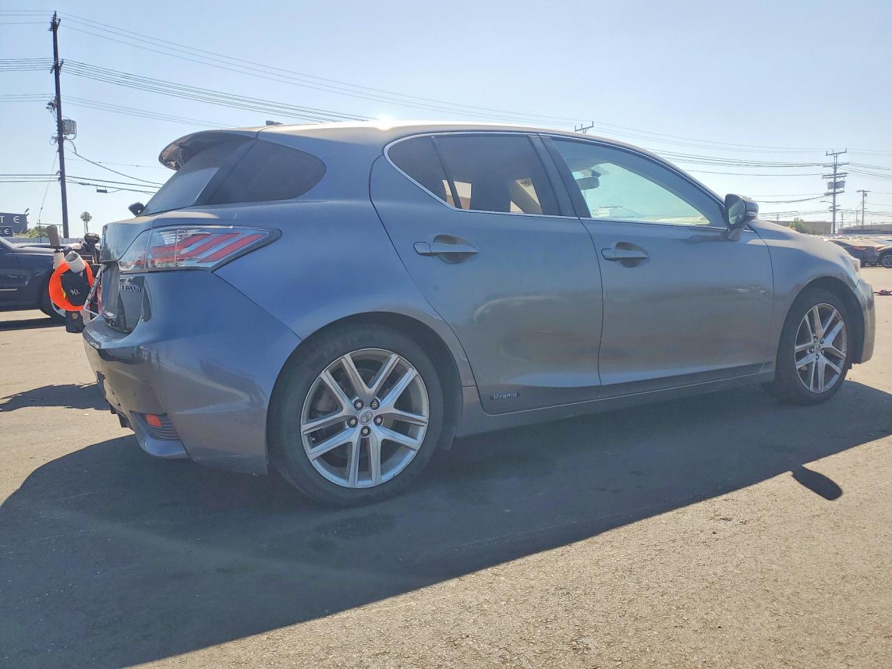 2014 Lexus Ct 200 Gray vin: JTHKD5BH1E2203549