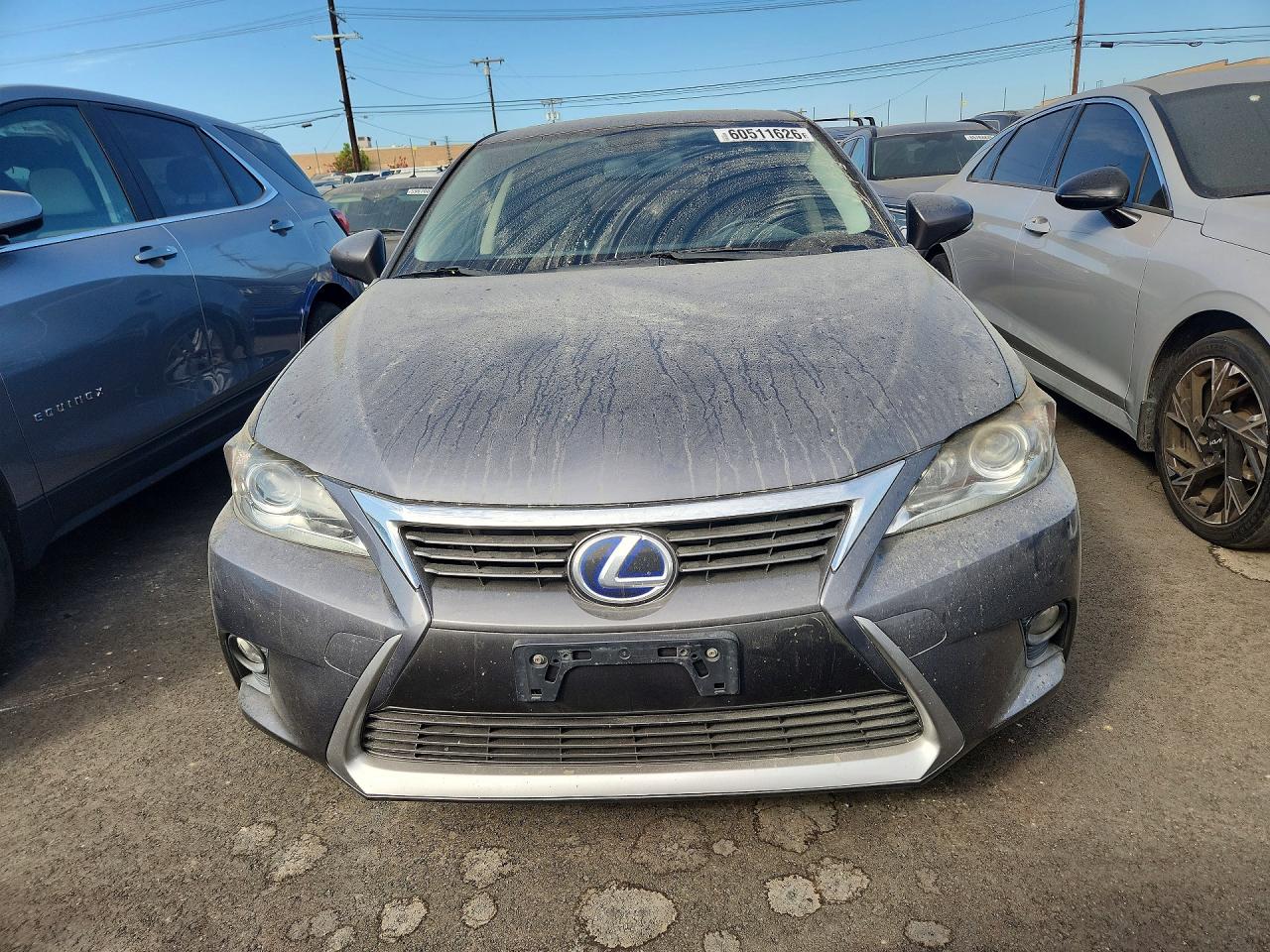 2014 Lexus Ct 200 Gray vin: JTHKD5BH1E2203549