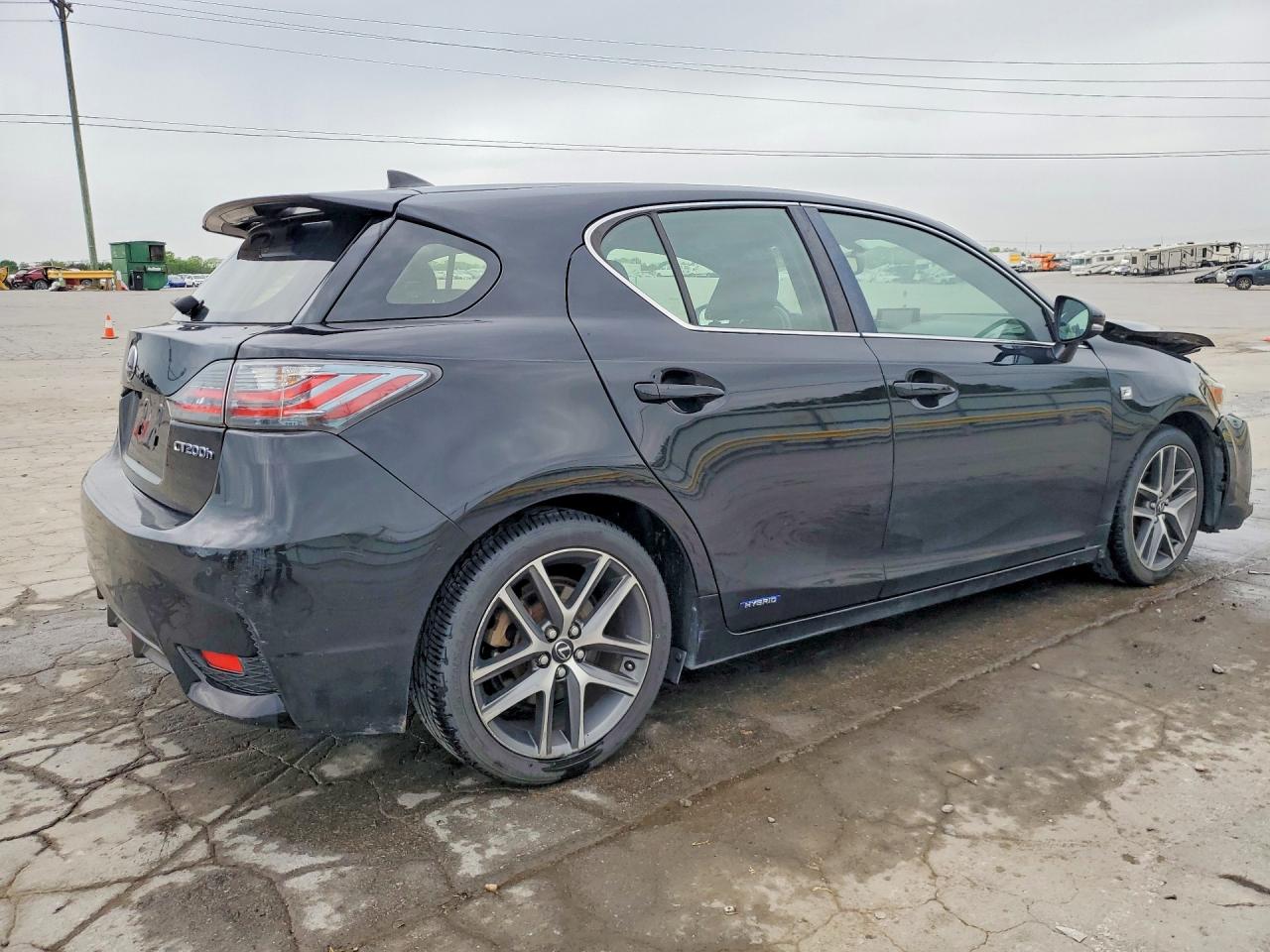 2014 Lexus Ct 200 Black vin: JTHKD5BH1E2207276