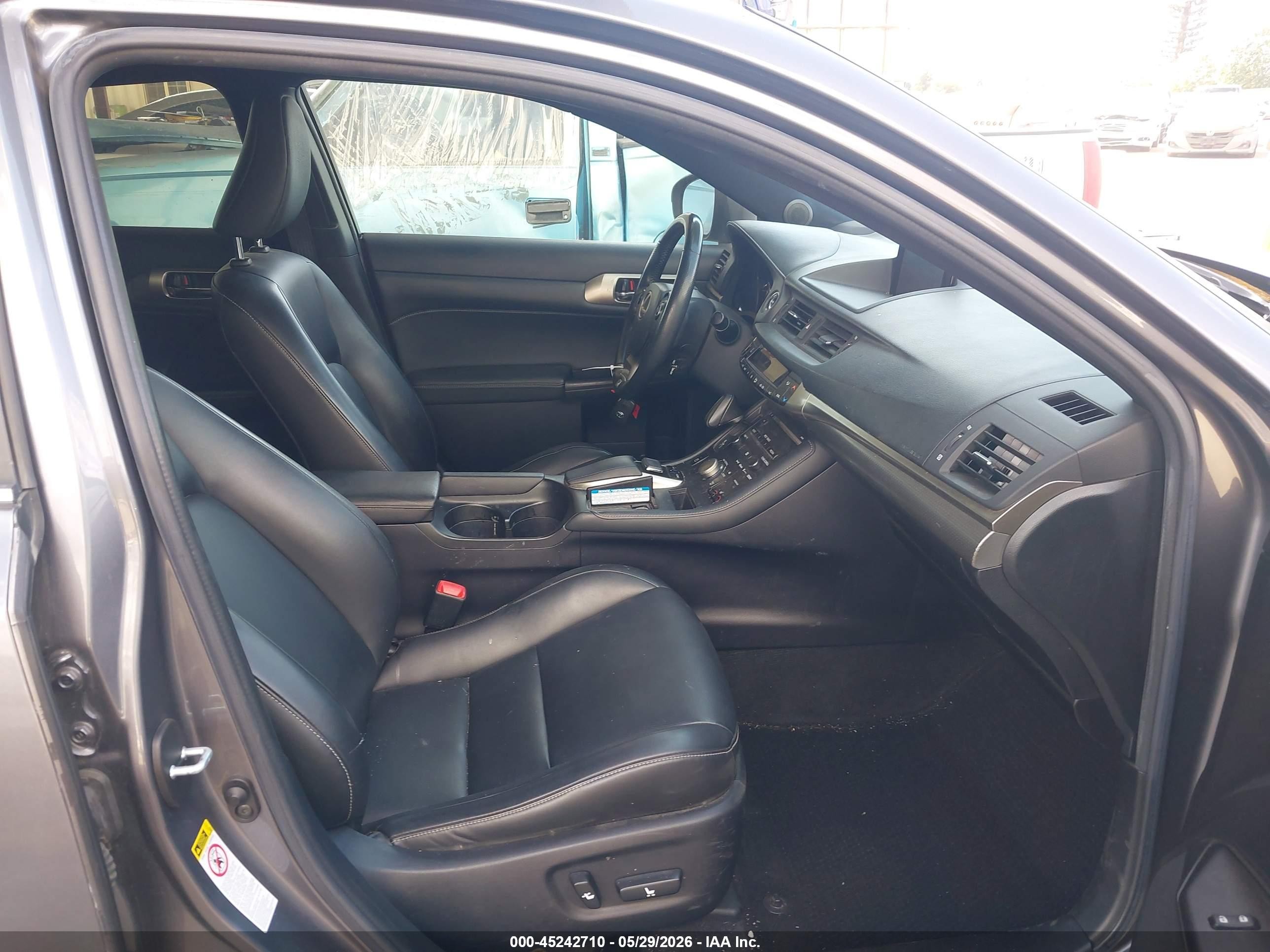 2015 Lexus Ct 200h   Gray vin: JTHKD5BH1F2212009