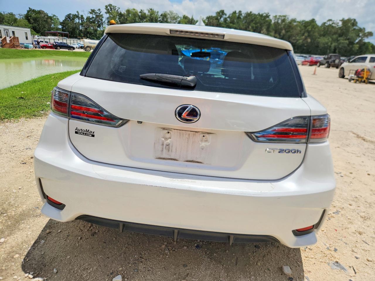 2015 Lexus Ct 200 White vin: JTHKD5BH1F2219736