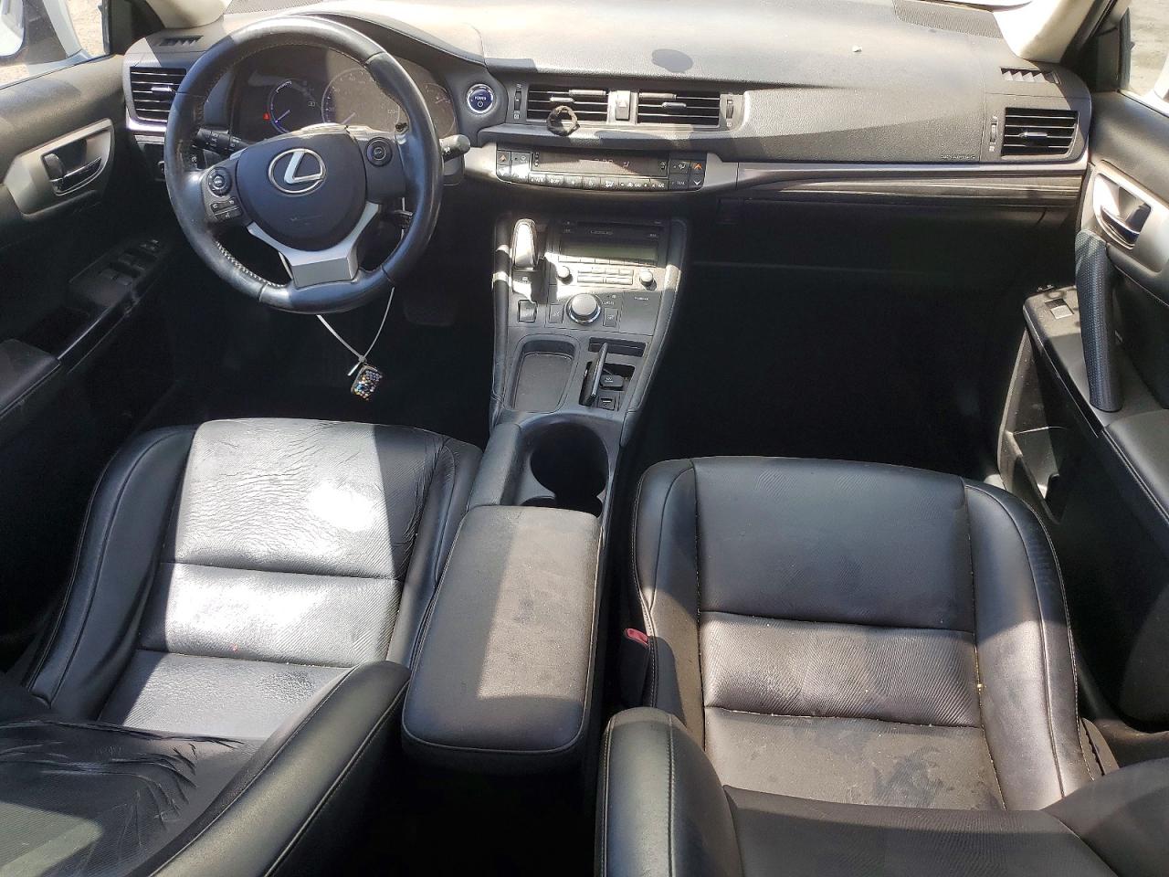 2015 Lexus Ct 200 White vin: JTHKD5BH1F2227335