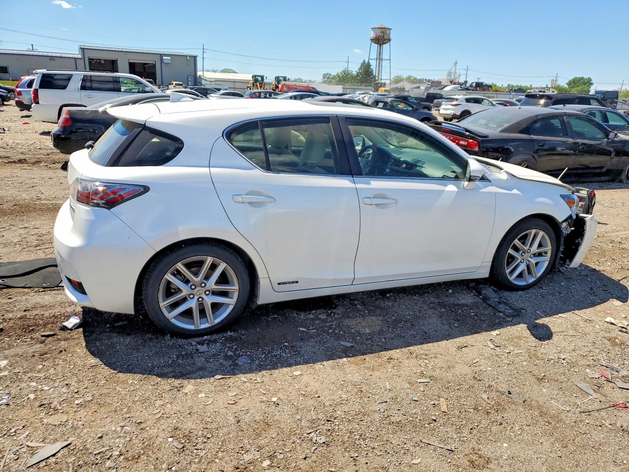 2015 Lexus Ct 200 White vin: JTHKD5BH1F2234740