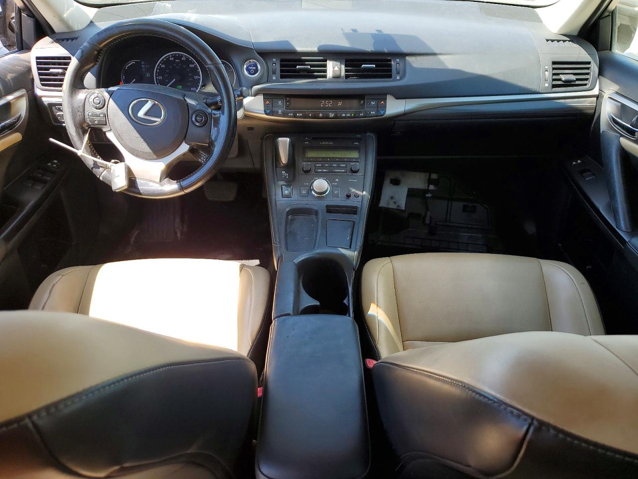 2015 Lexus Ct 200 White vin: JTHKD5BH1F2234740