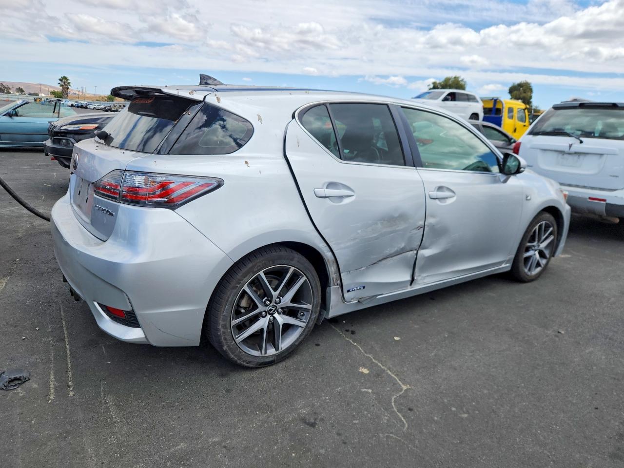 2015 Lexus Ct 200 Silver vin: JTHKD5BH1F2246631