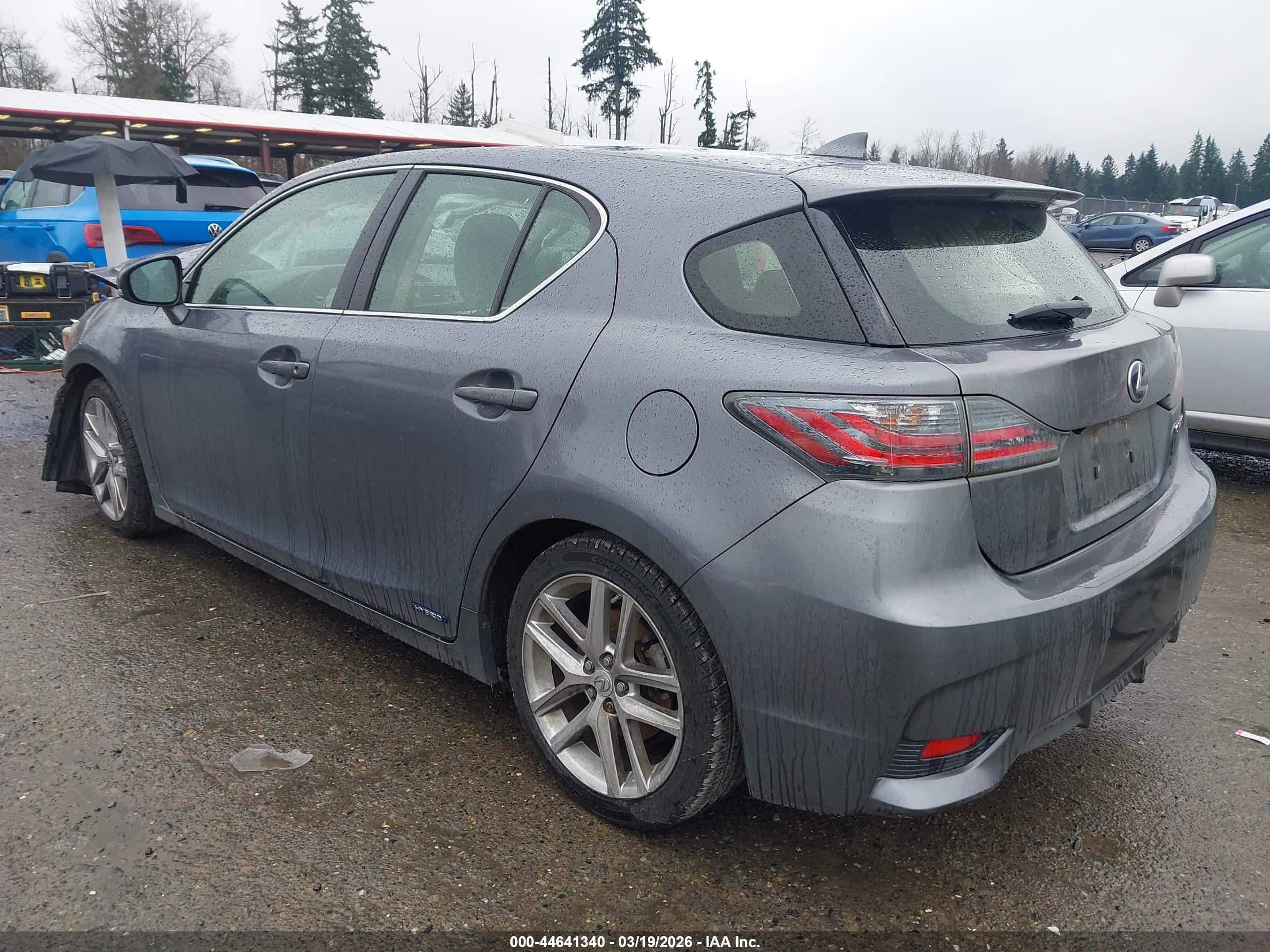 2017 Lexus Ct Ct 200h F Sport Gray vin: JTHKD5BH1H2287571