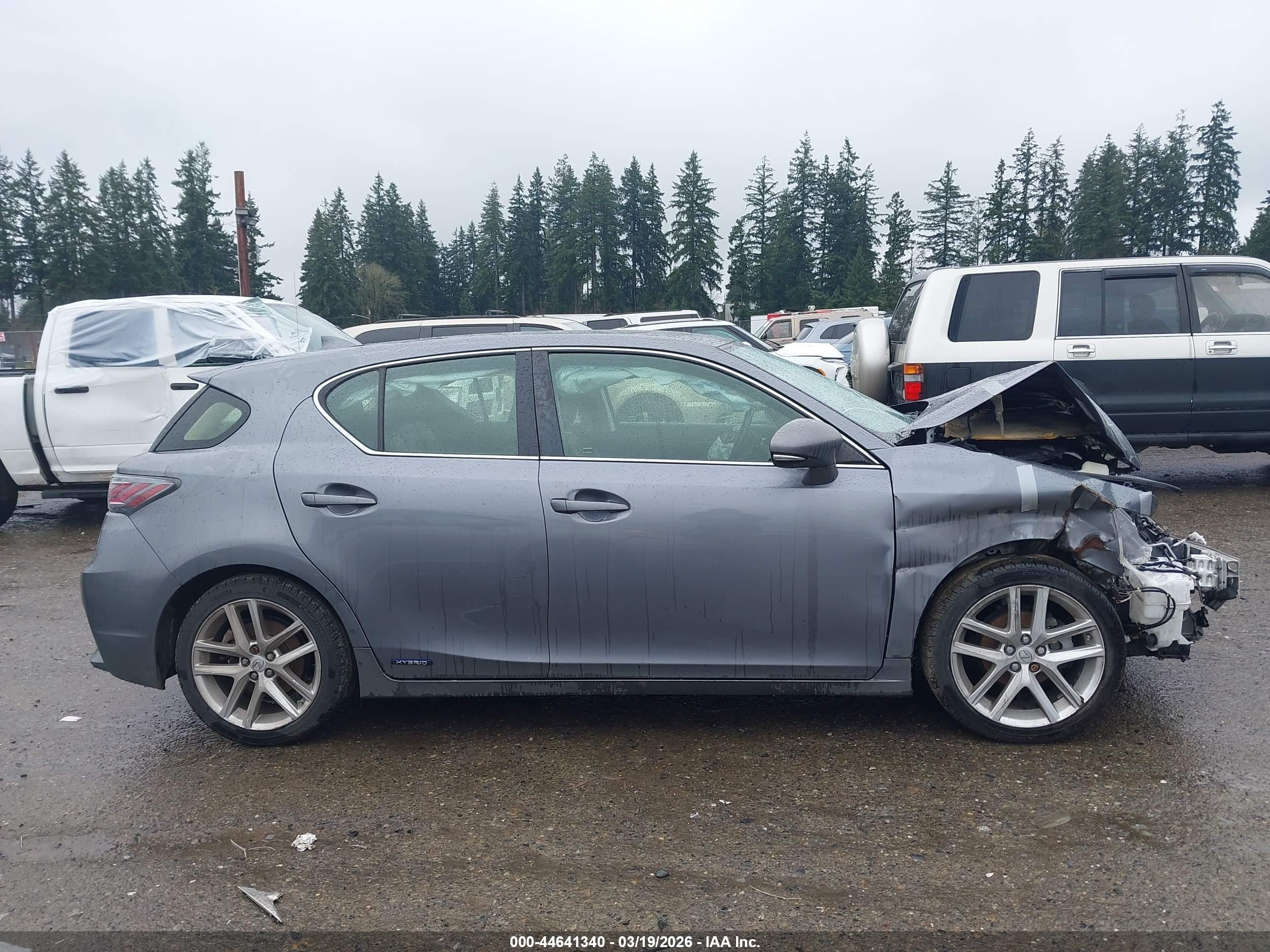 2017 Lexus Ct Ct 200h F Sport Gray vin: JTHKD5BH1H2287571
