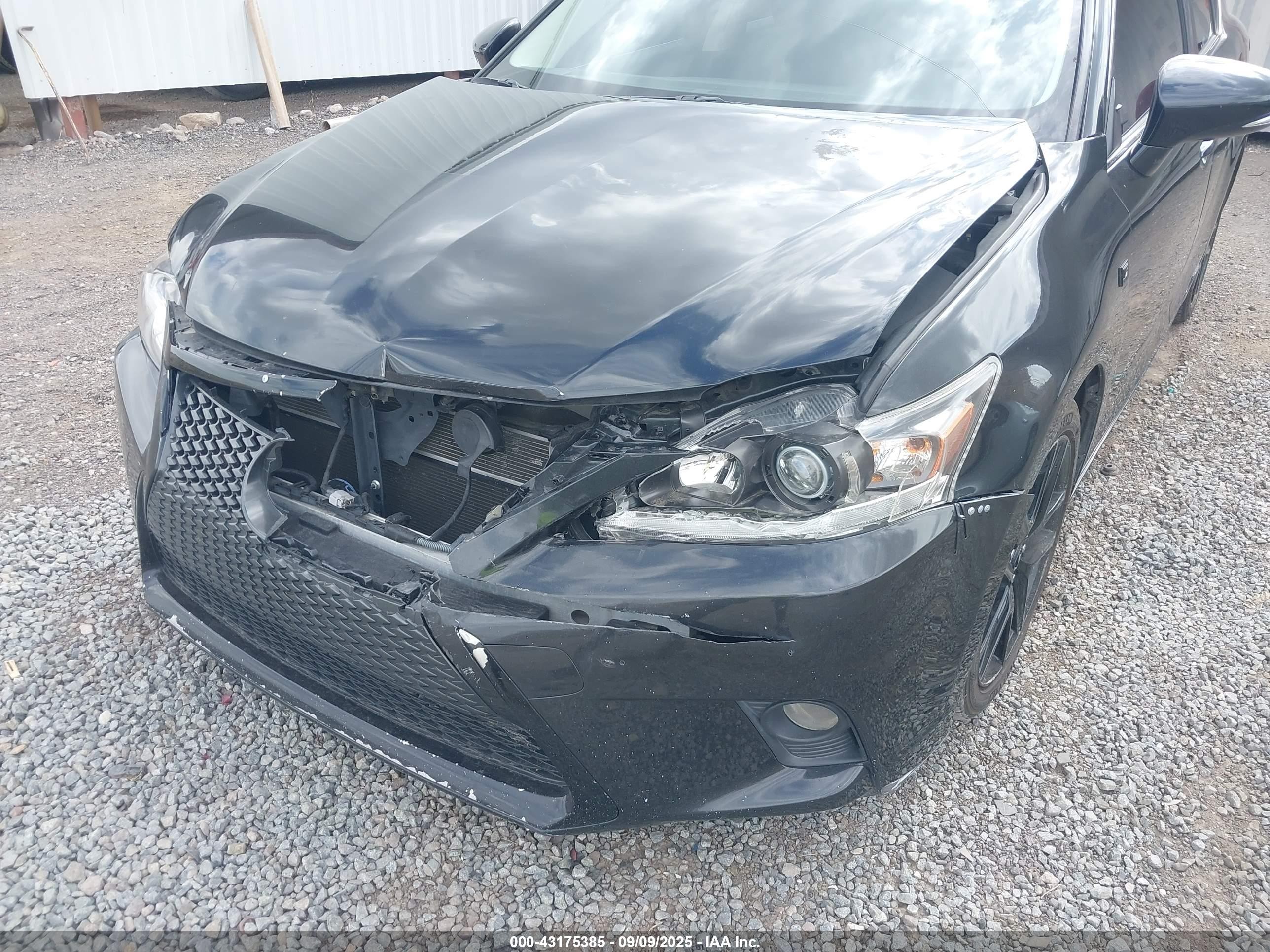 2017 Lexus Ct 200h   Black vin: JTHKD5BH1H2288798