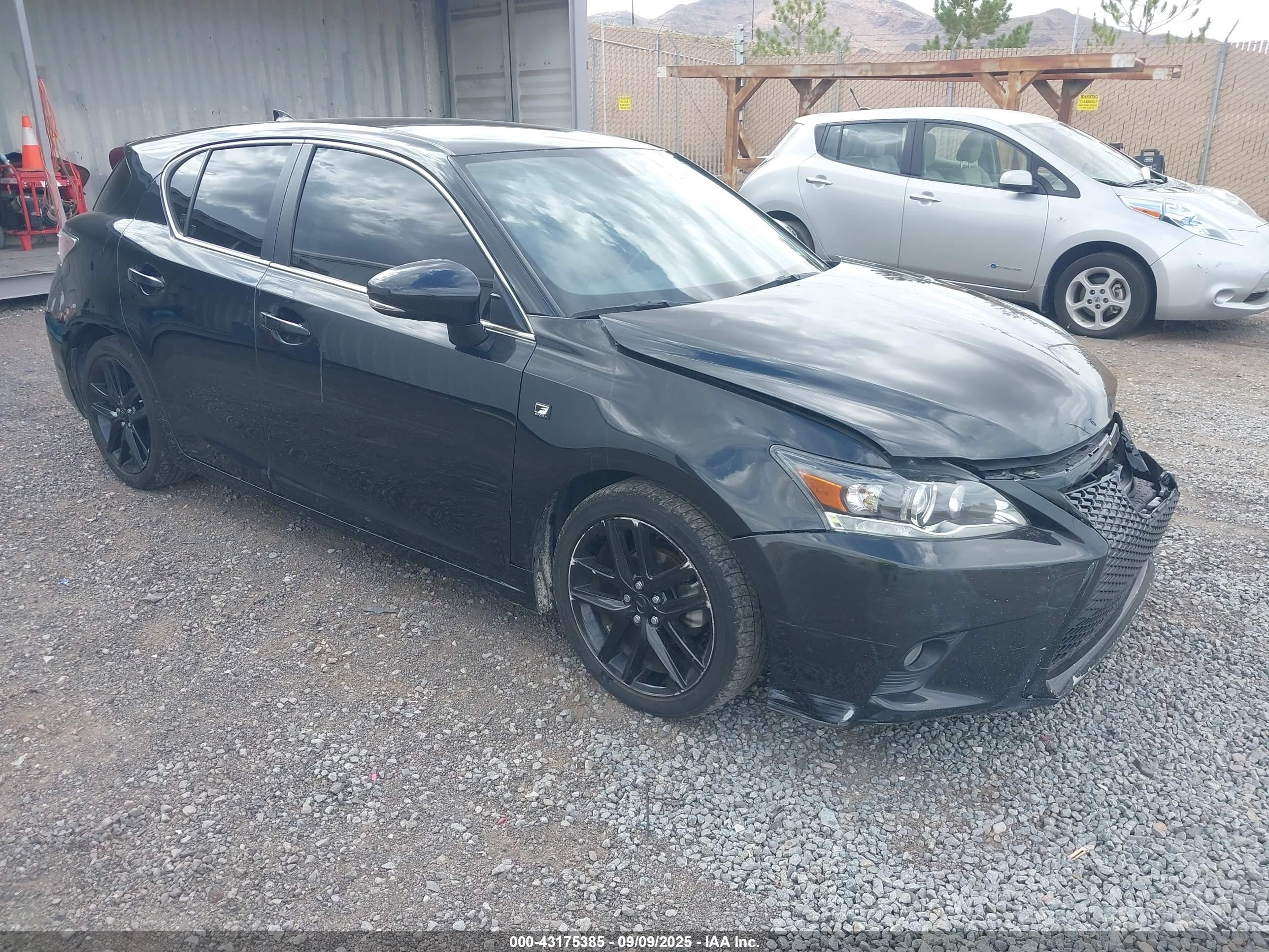2017 Lexus Ct 200h   Black vin: JTHKD5BH1H2288798