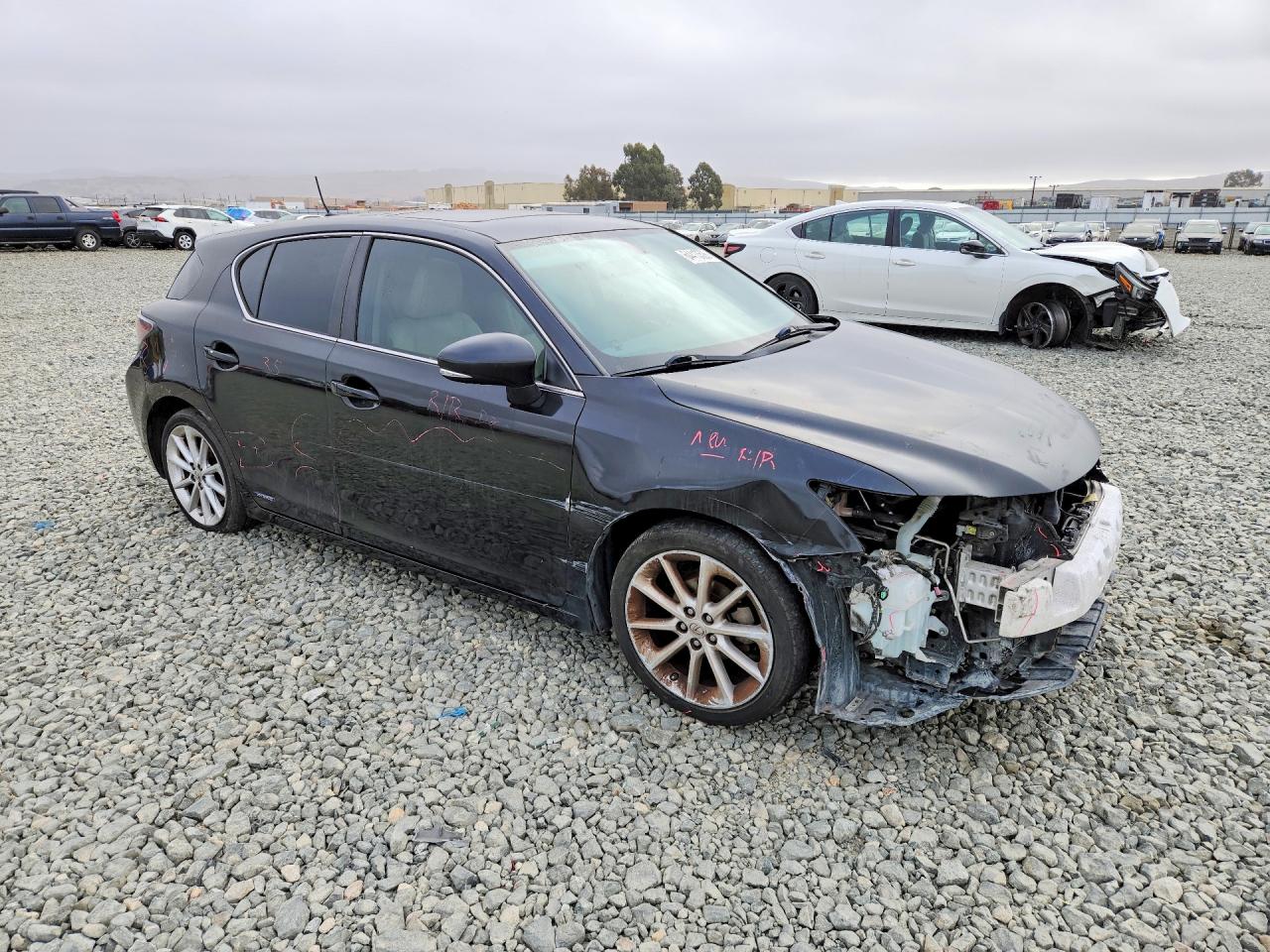 2011 Lexus Ct 200 Black vin: JTHKD5BH2B2005574