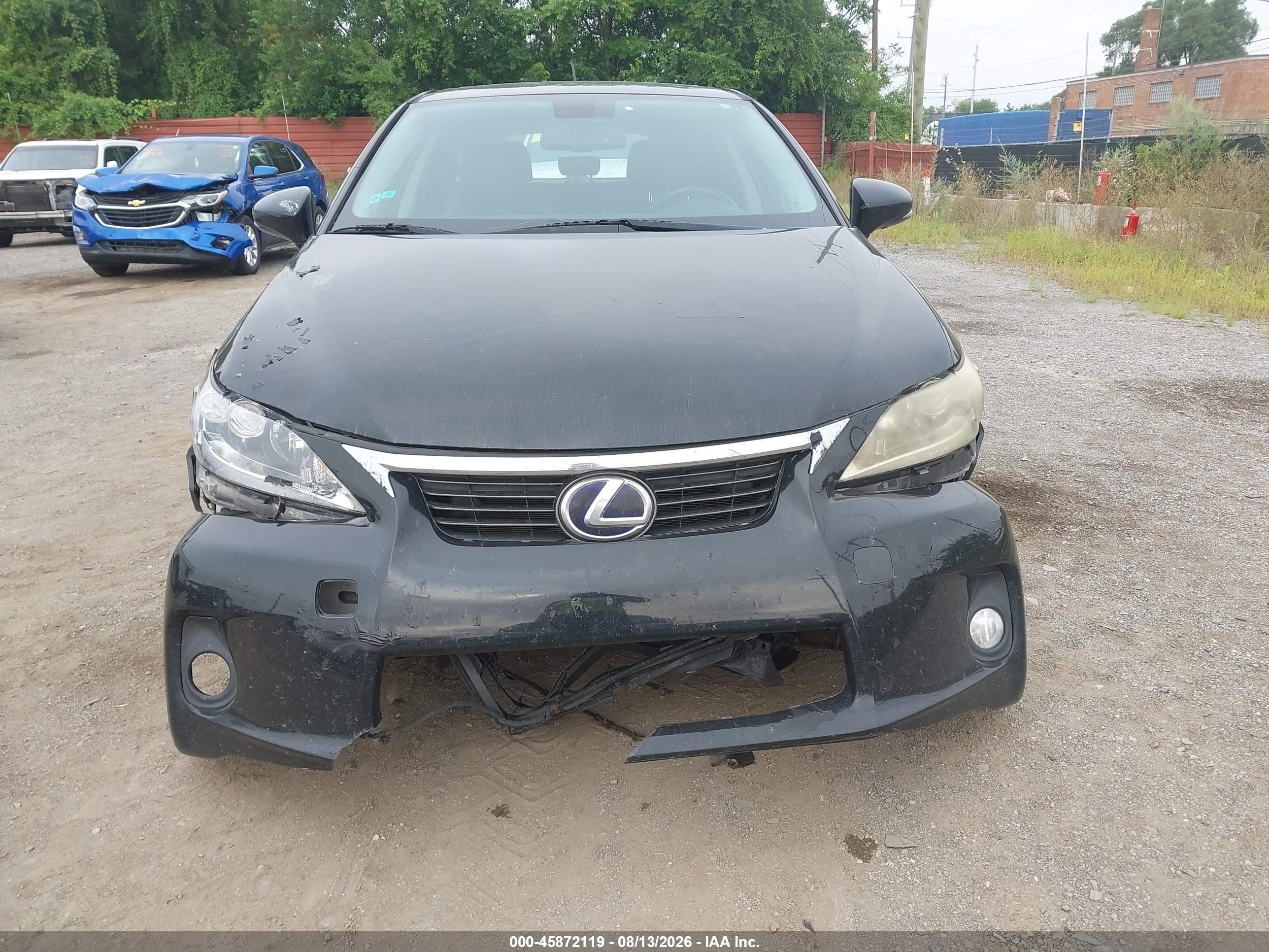 2011 Lexus Ct 200h Premium Black vin: JTHKD5BH2B2009947