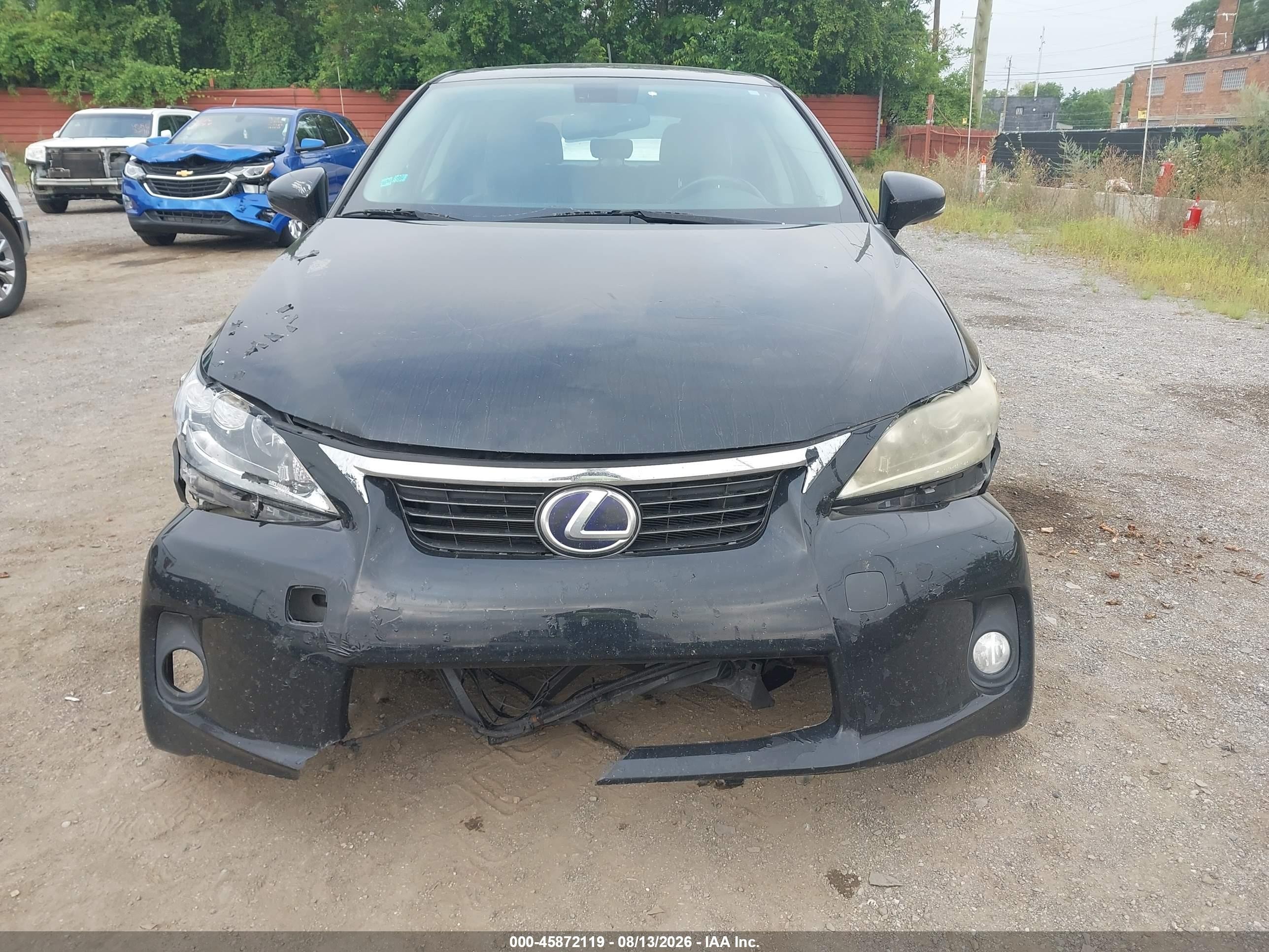 2011 Lexus Ct 200h Premium Black vin: JTHKD5BH2B2009947