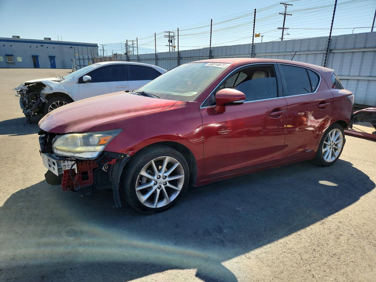 2011 Lexus Ct 200 Red vin: JTHKD5BH2B2015425