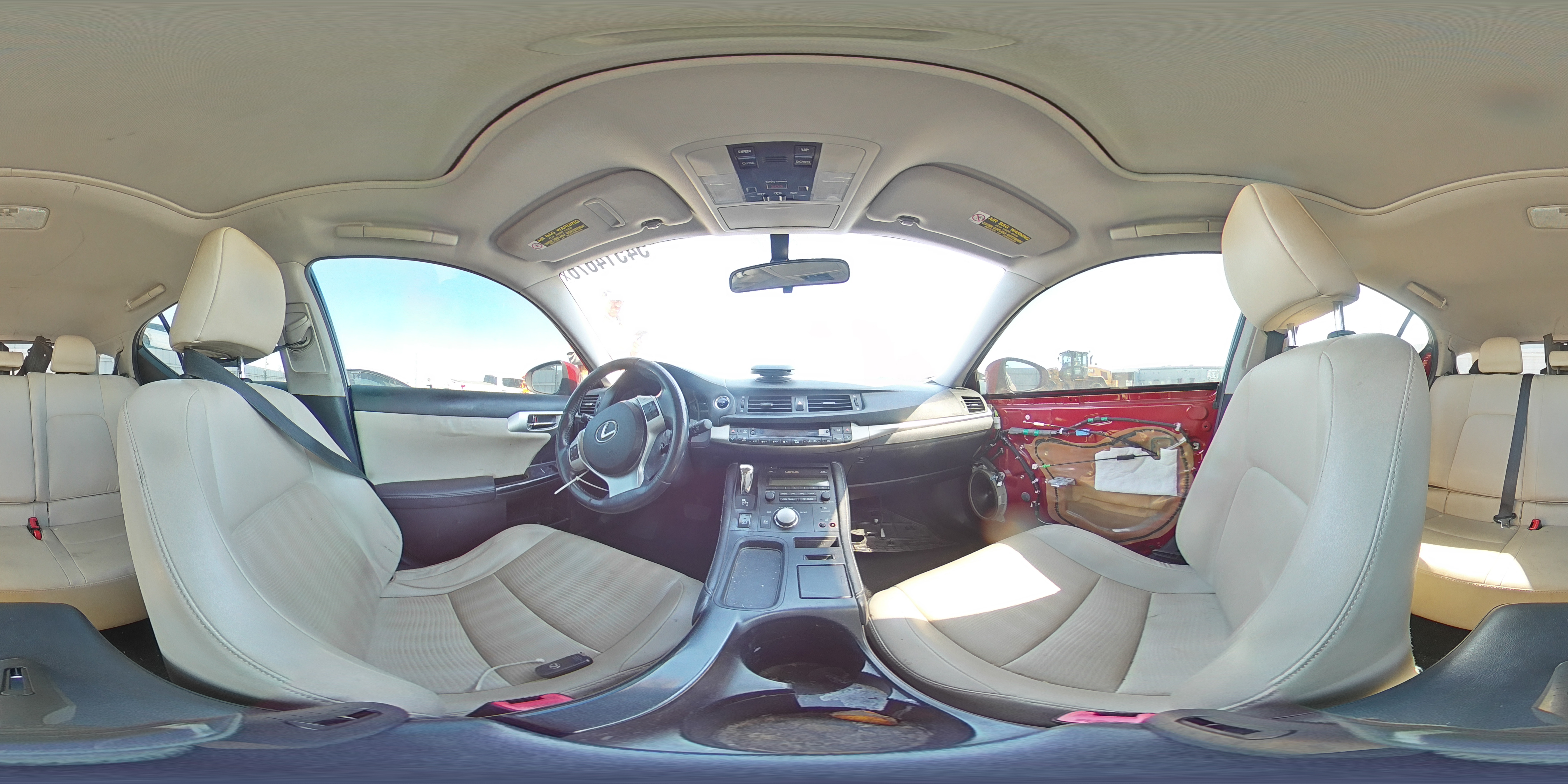 2011 Lexus Ct 200 Red vin: JTHKD5BH2B2015425
