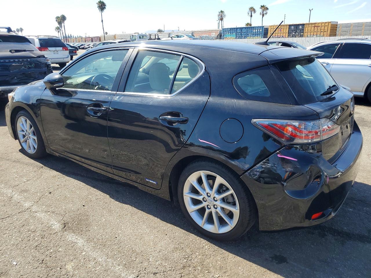 2011 Lexus Ct 200 Black vin: JTHKD5BH2B2028319