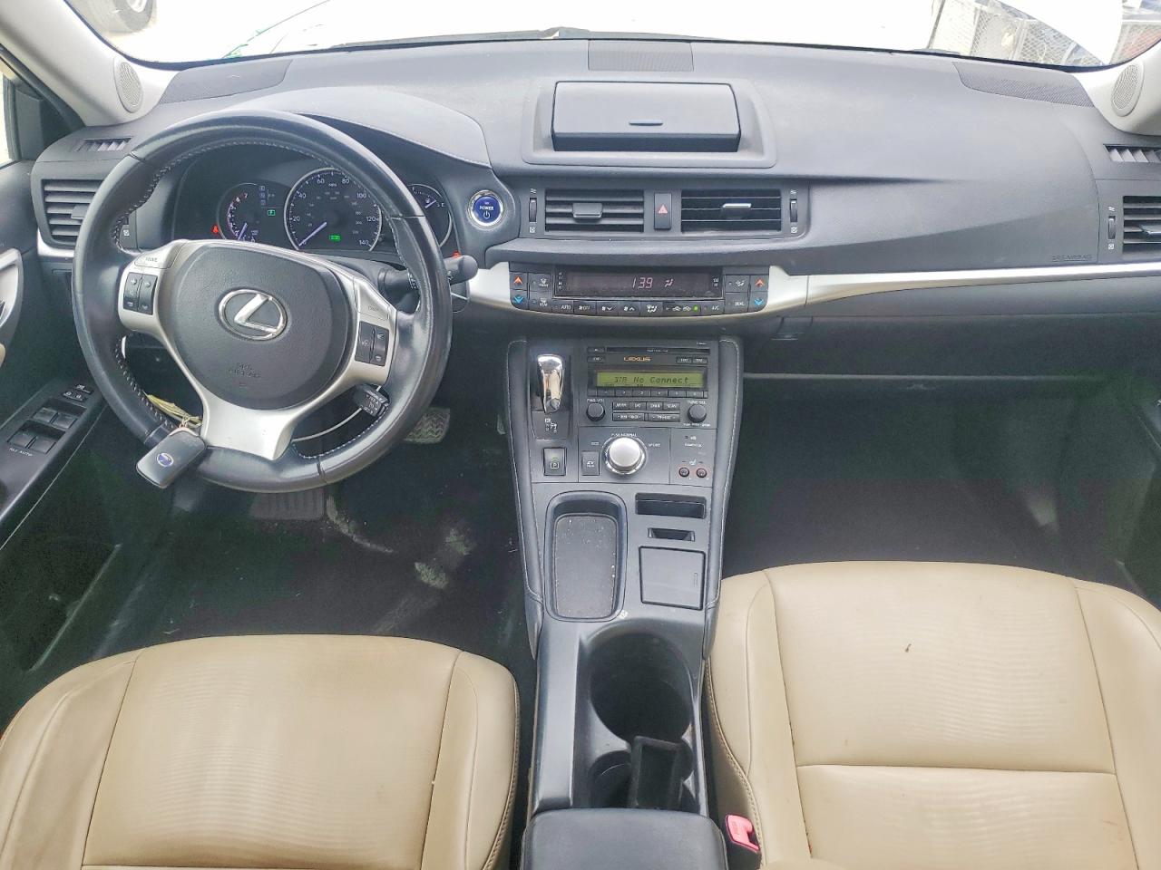 2012 Lexus Ct 200 Gray vin: JTHKD5BH2C2050581