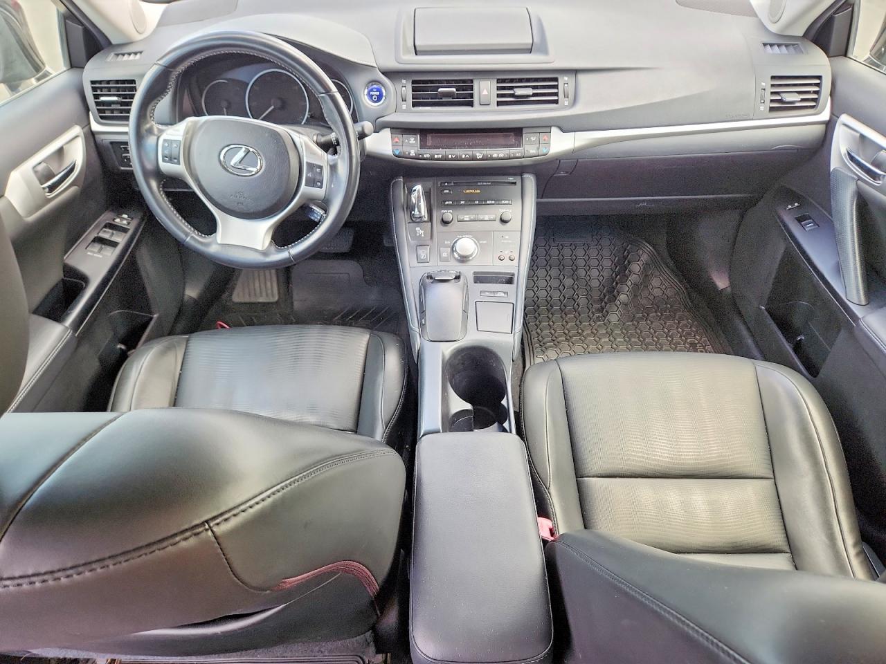 2012 Lexus Ct 200 Black vin: JTHKD5BH2C2054856
