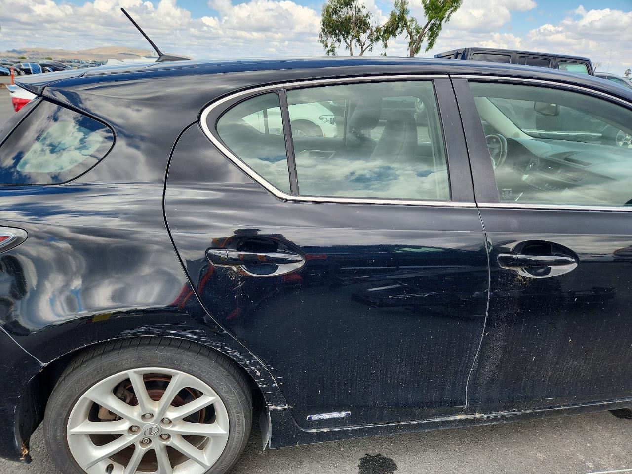 2012 Lexus Ct 200 Black vin: JTHKD5BH2C2054856