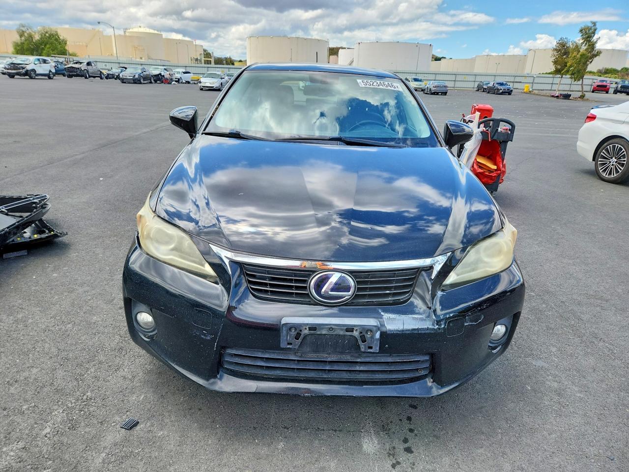 2012 Lexus Ct 200 Black vin: JTHKD5BH2C2054856