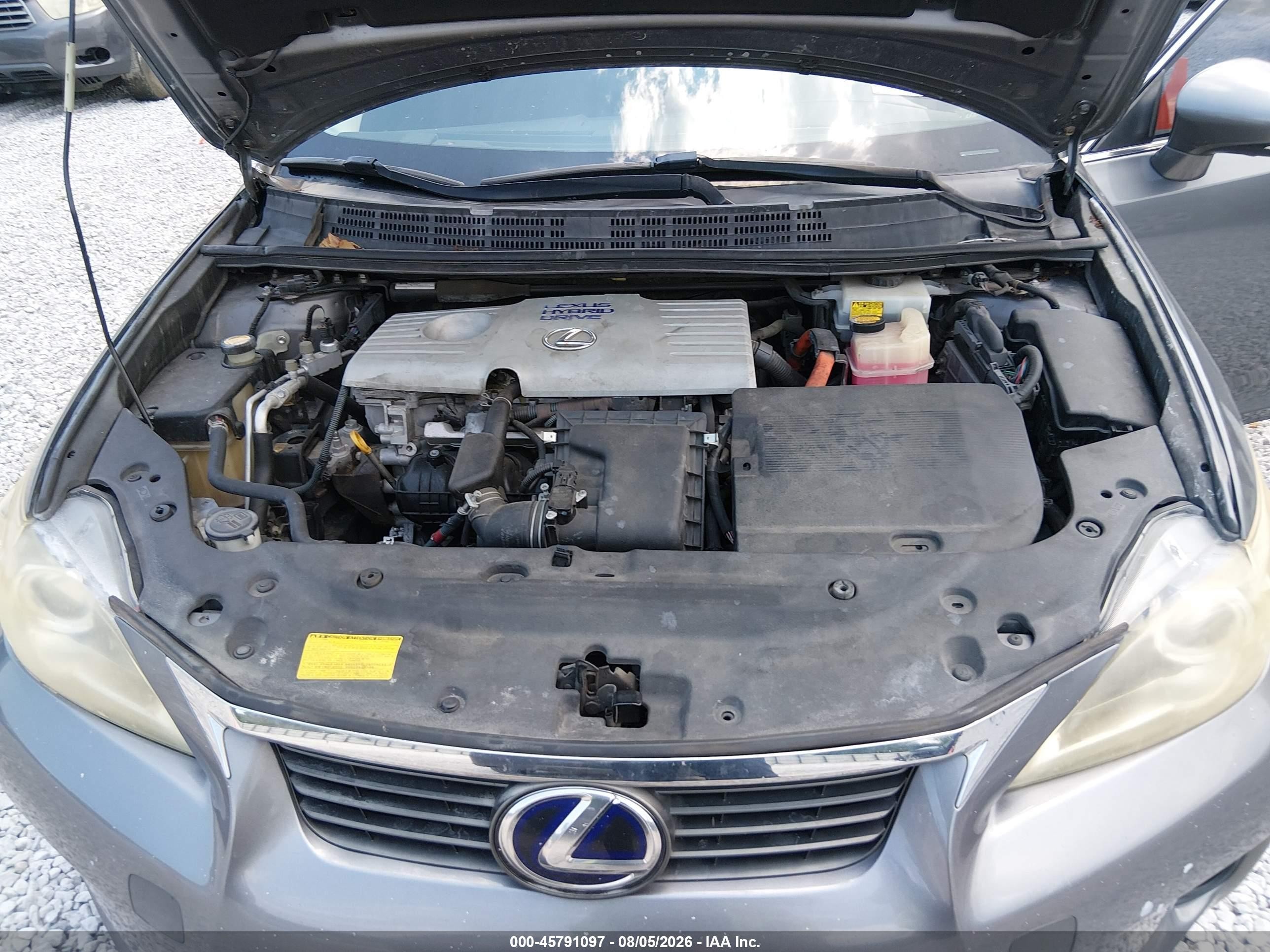 2012 Lexus Ct 200h Premium Серый vin: JTHKD5BH2C2061404