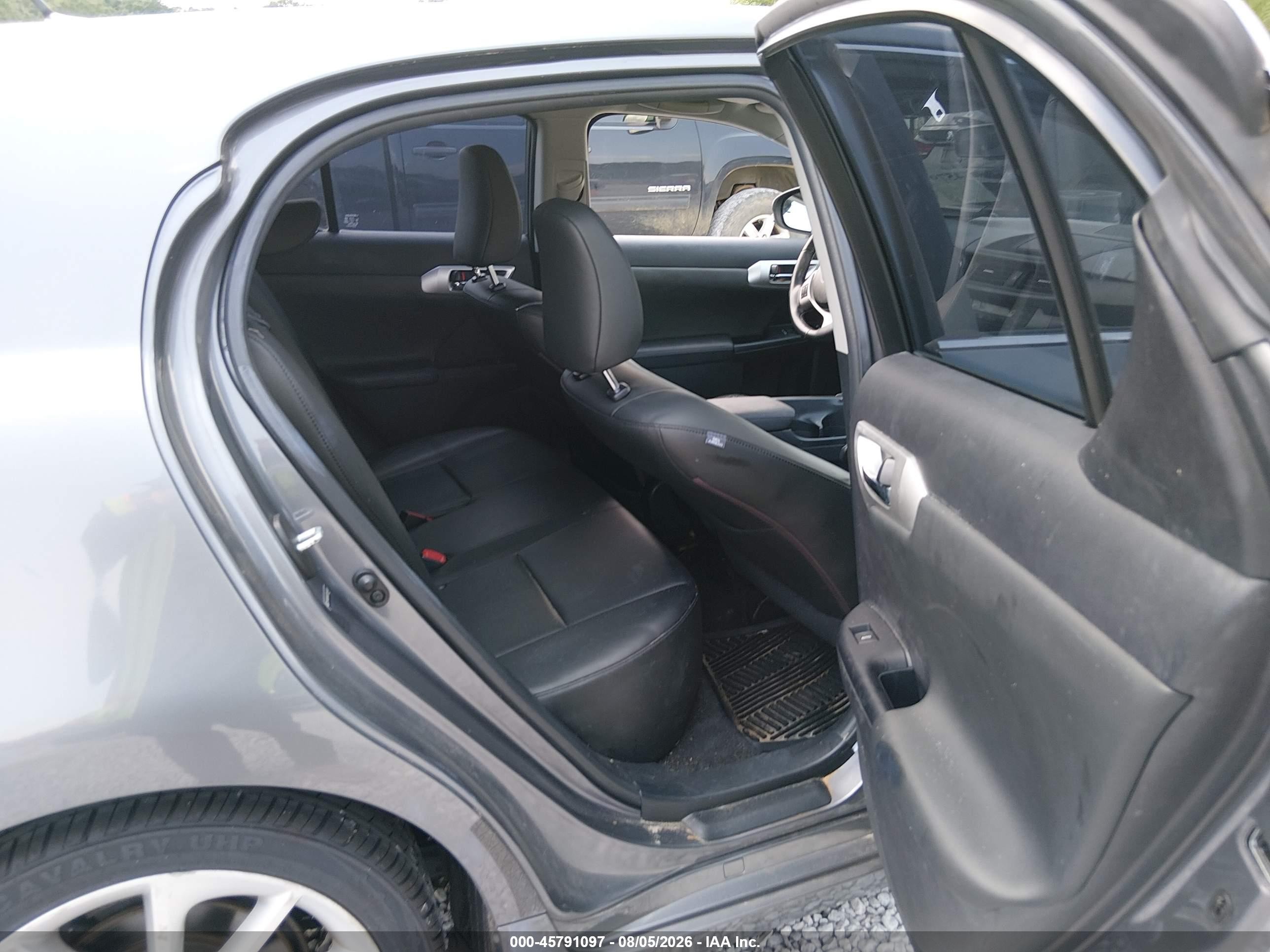 2012 Lexus Ct 200h Premium Серый vin: JTHKD5BH2C2061404