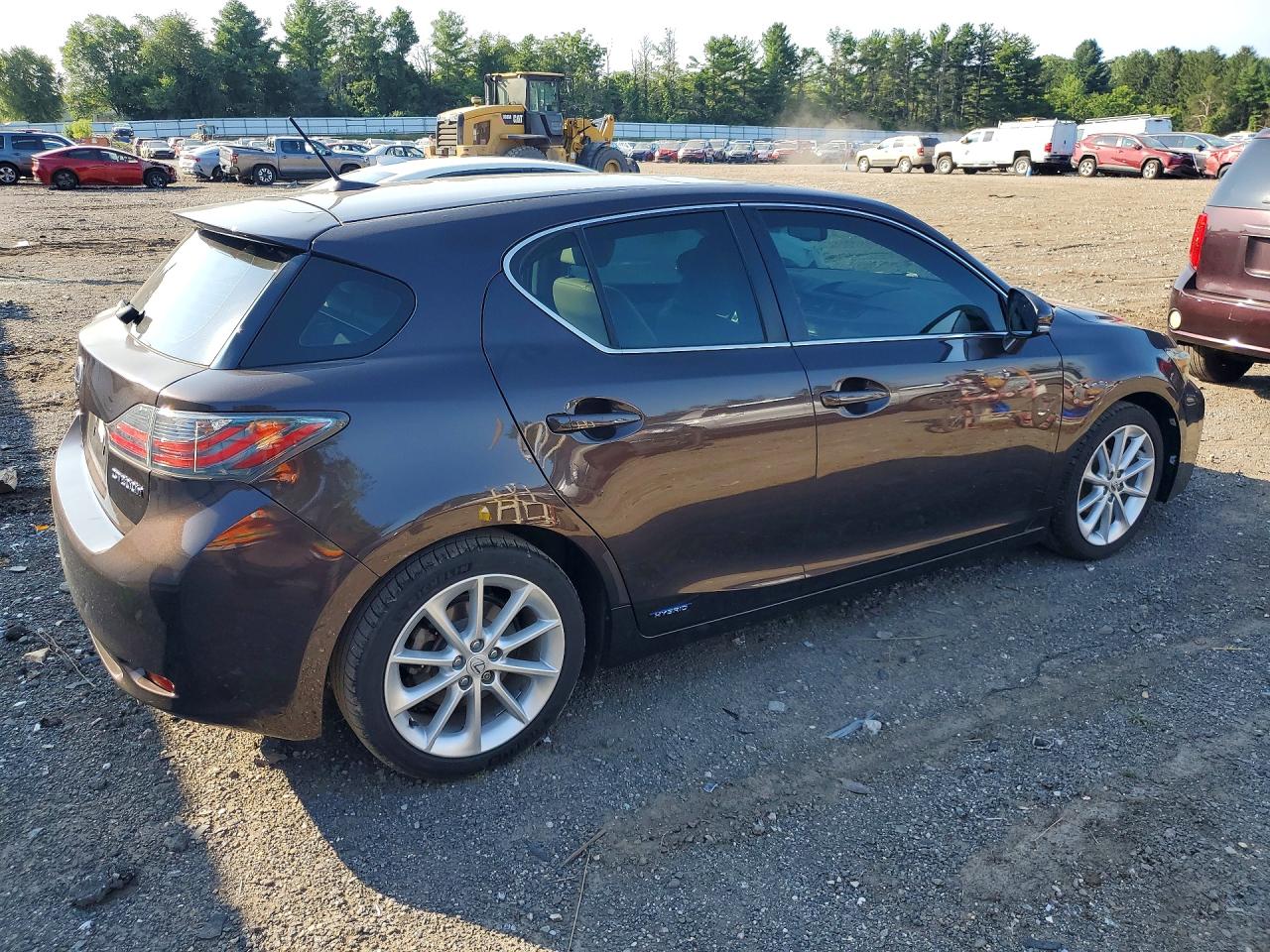 2012 Lexus Ct 200 Brown vin: JTHKD5BH2C2067557