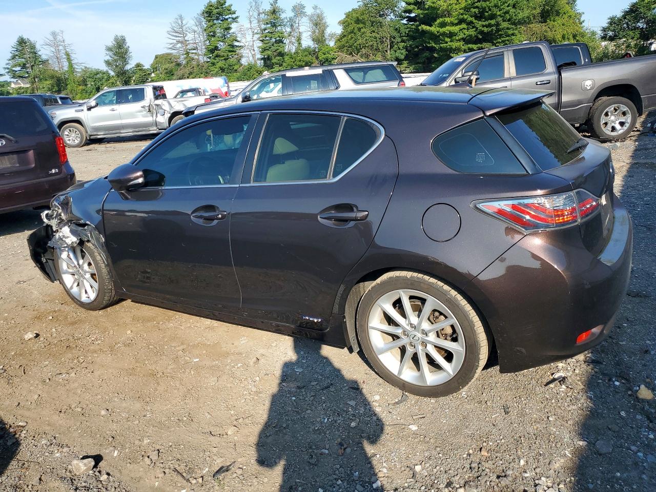2012 Lexus Ct 200 Brown vin: JTHKD5BH2C2067557