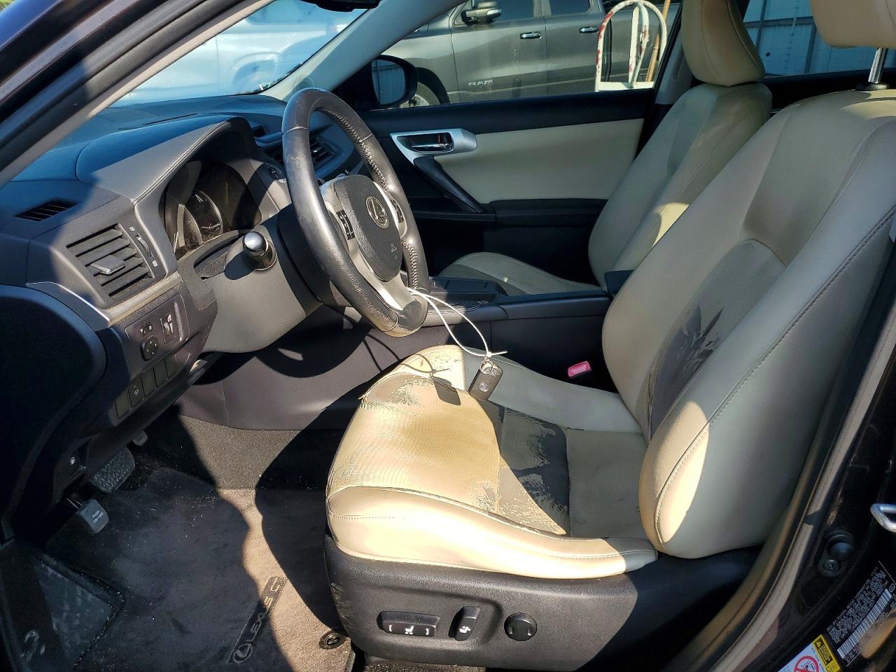 2012 Lexus Ct 200 Brown vin: JTHKD5BH2C2067557