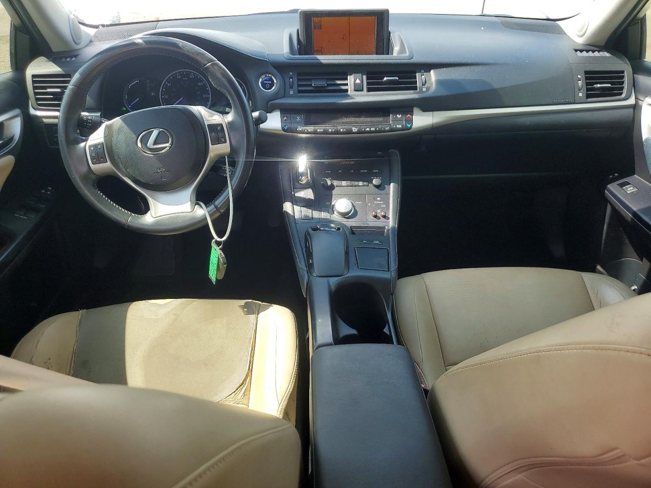 2012 Lexus Ct 200 White vin: JTHKD5BH2C2075156