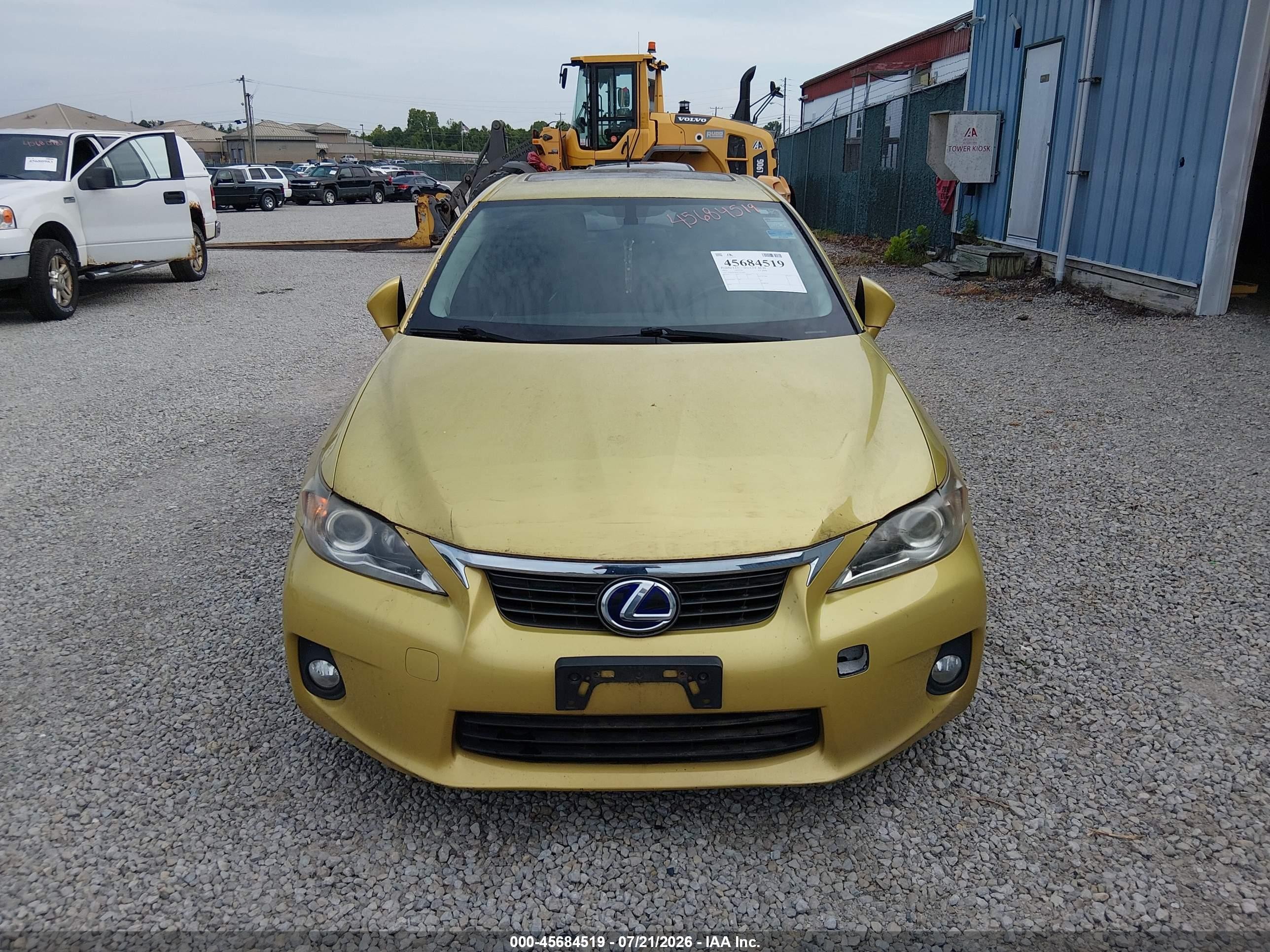 2012 Lexus Ct 200h Premium Gold vin: JTHKD5BH2C2075836