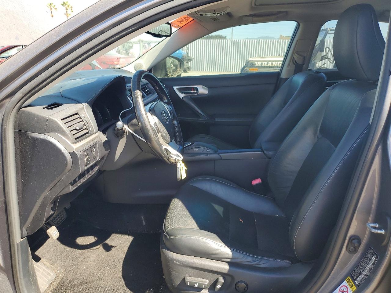 2012 Lexus Ct 200 Charcoal vin: JTHKD5BH2C2081295