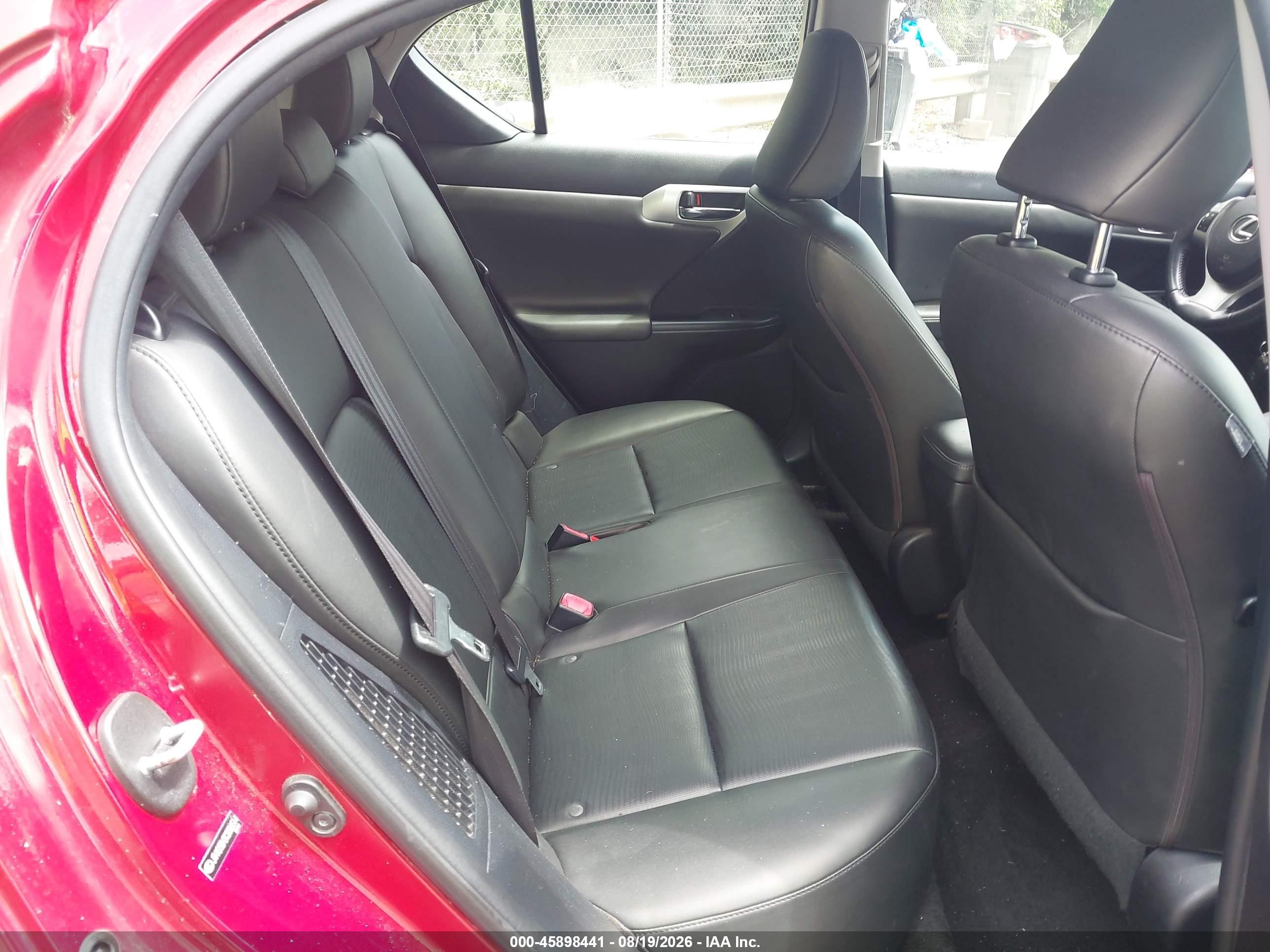 2012 Lexus Ct 200h Premium Red vin: JTHKD5BH2C2086514
