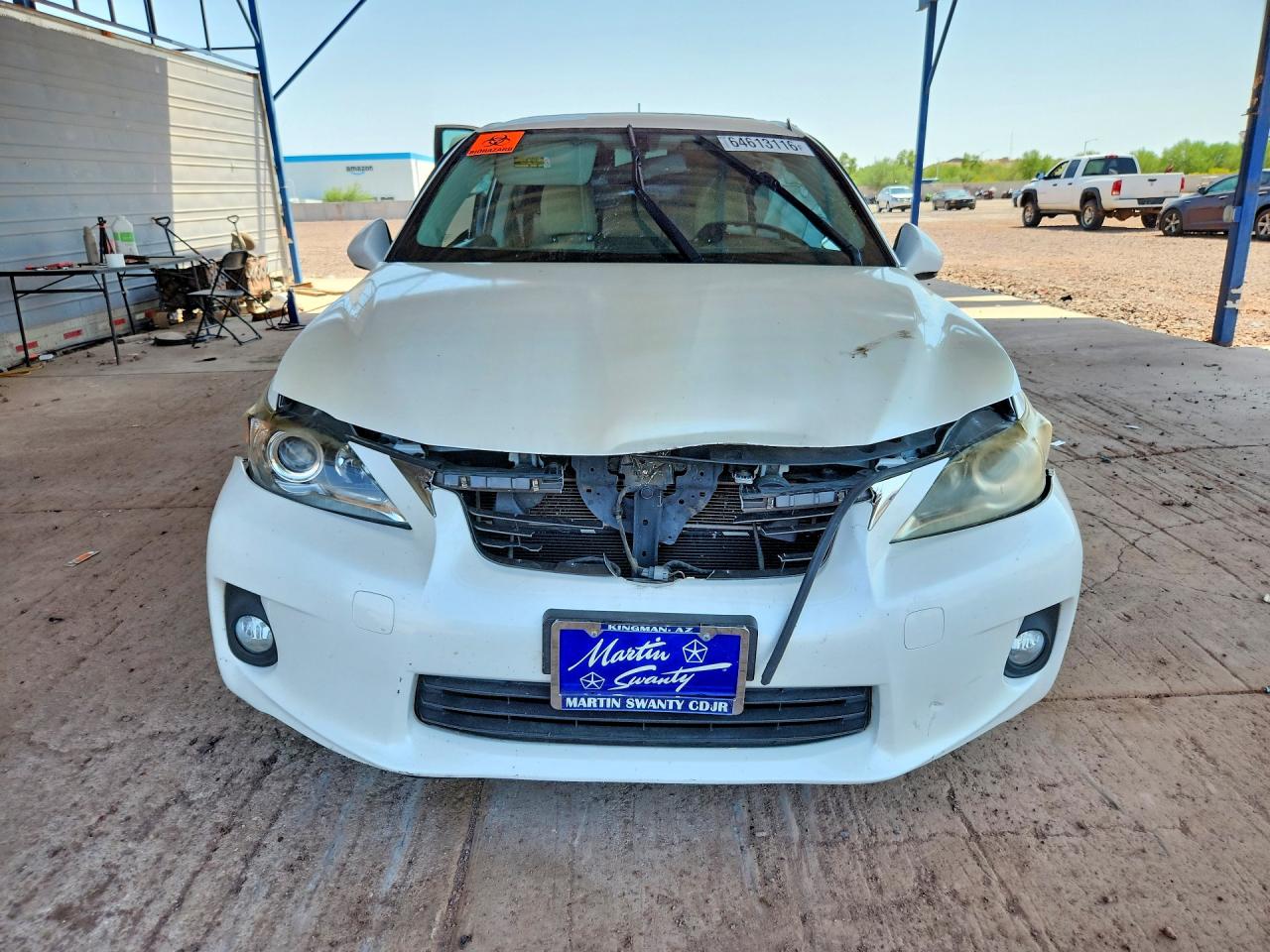 2012 Lexus Ct 200 White vin: JTHKD5BH2C2095987