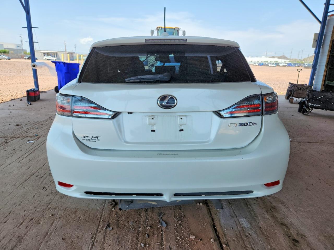 2012 Lexus Ct 200 White vin: JTHKD5BH2C2095987