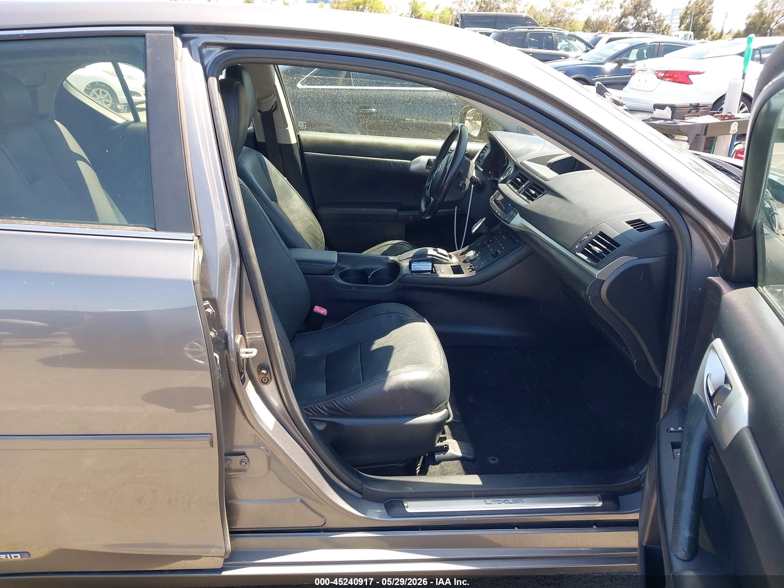 2012 Lexus Ct 200h Premium Gray vin: JTHKD5BH2C2102467