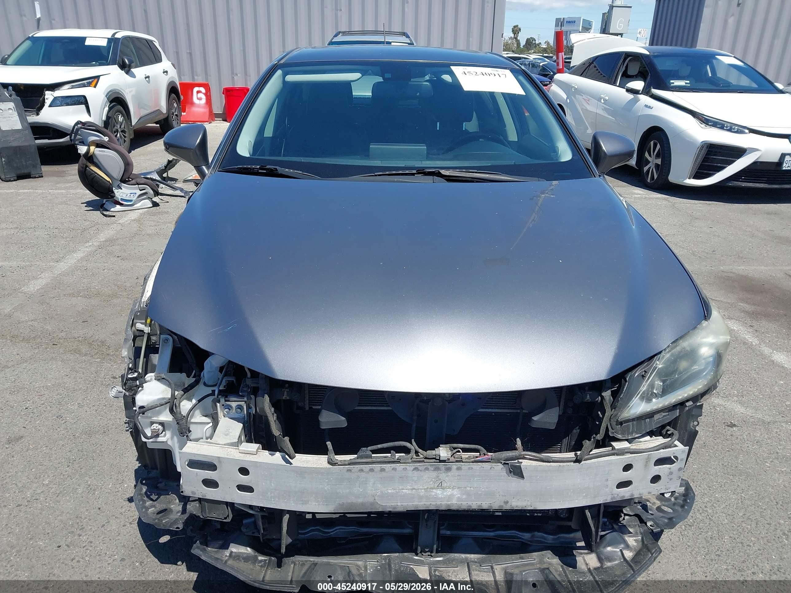 2012 Lexus Ct 200h Premium Gray vin: JTHKD5BH2C2102467